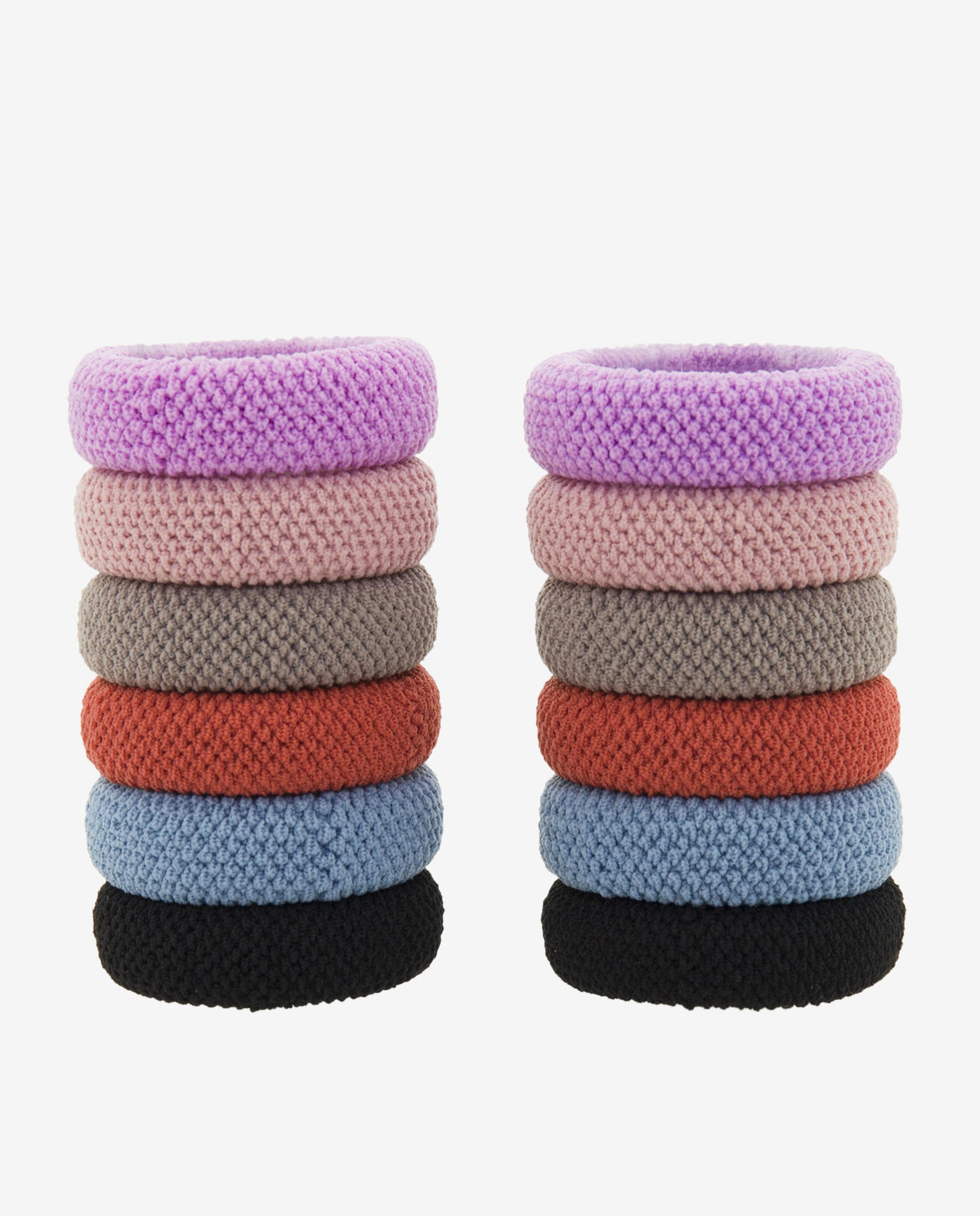 Multi Ponytail Hair Band- 12Pcs