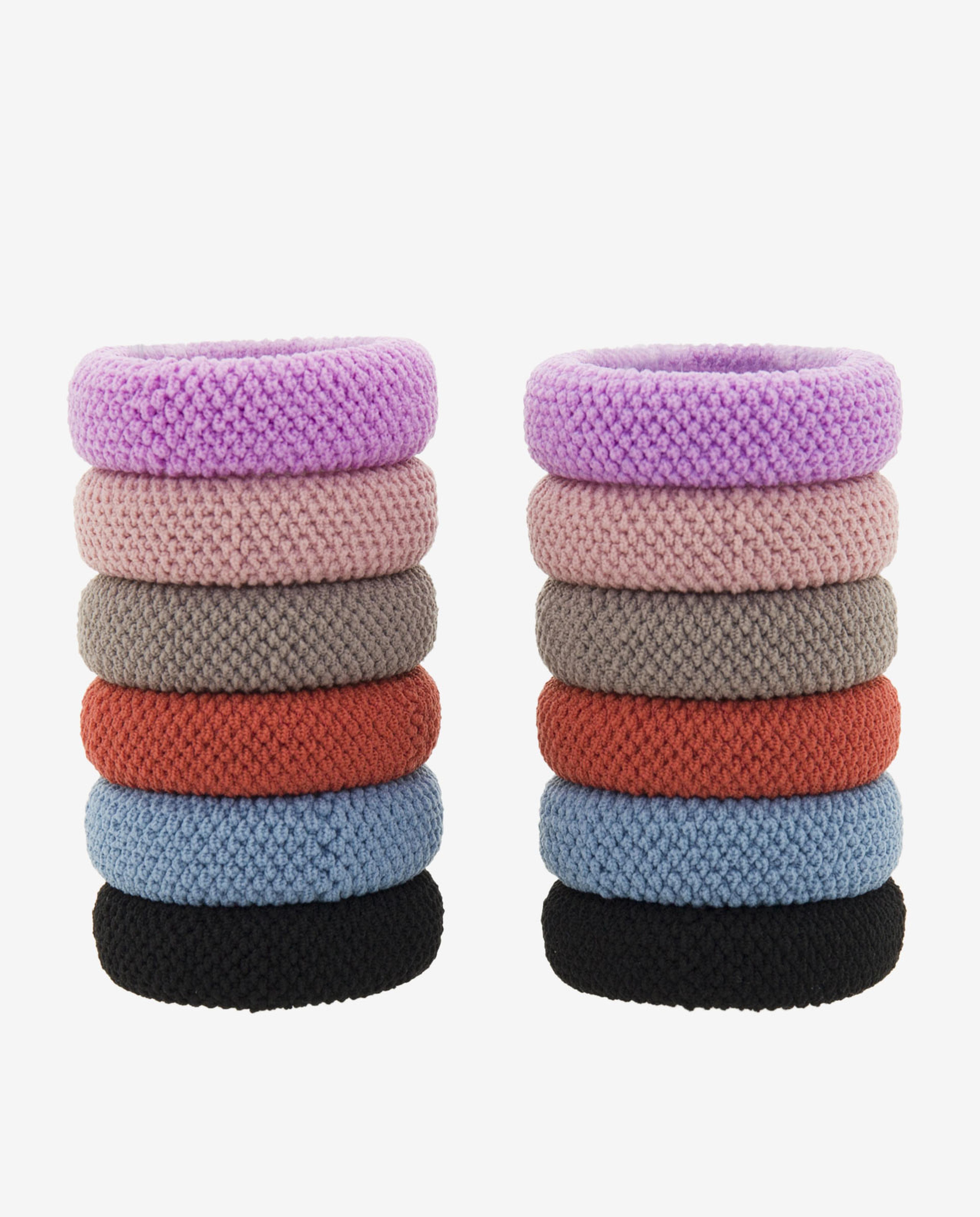 Multi Ponytail Hair Band- 12Pcs