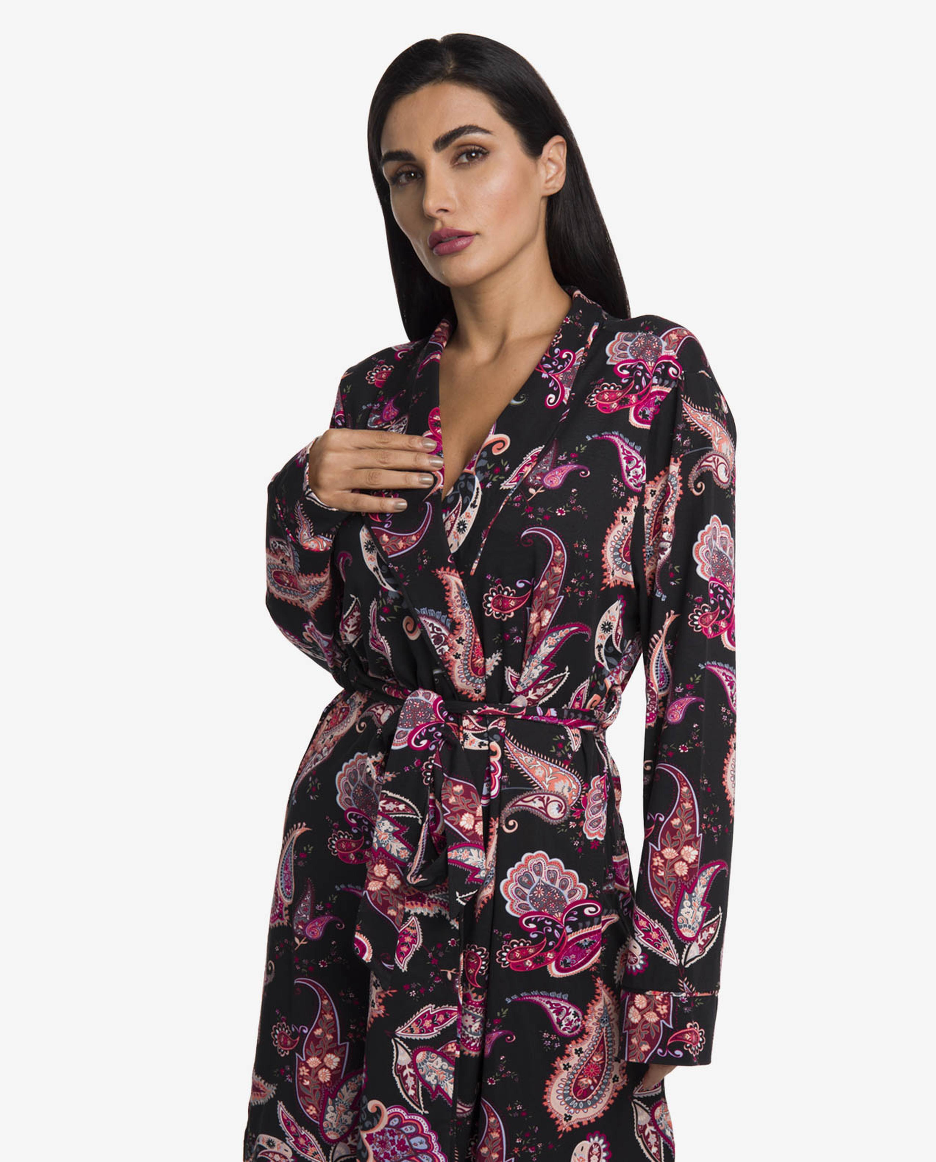 Black Short Robe
