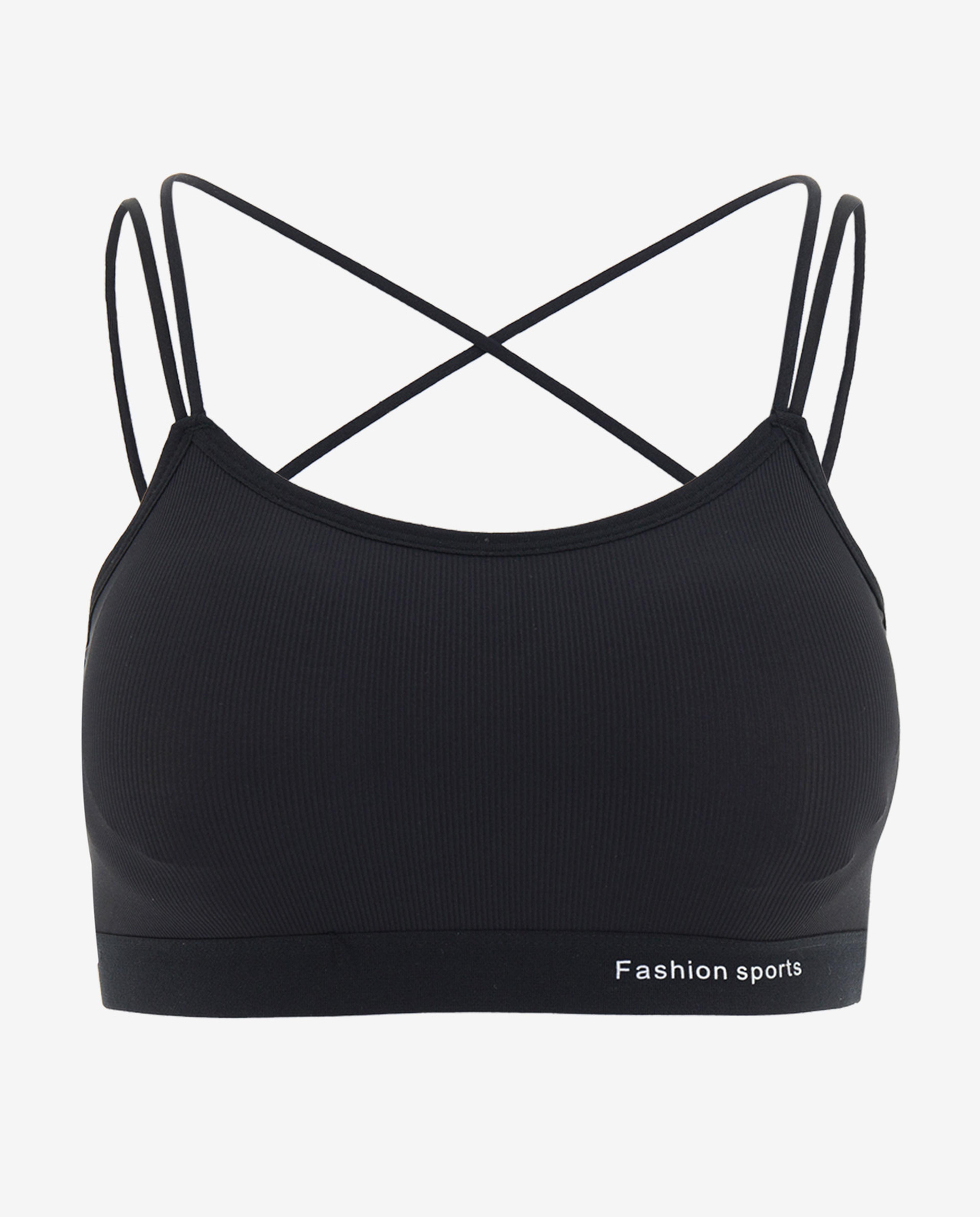 Black Sports Bra