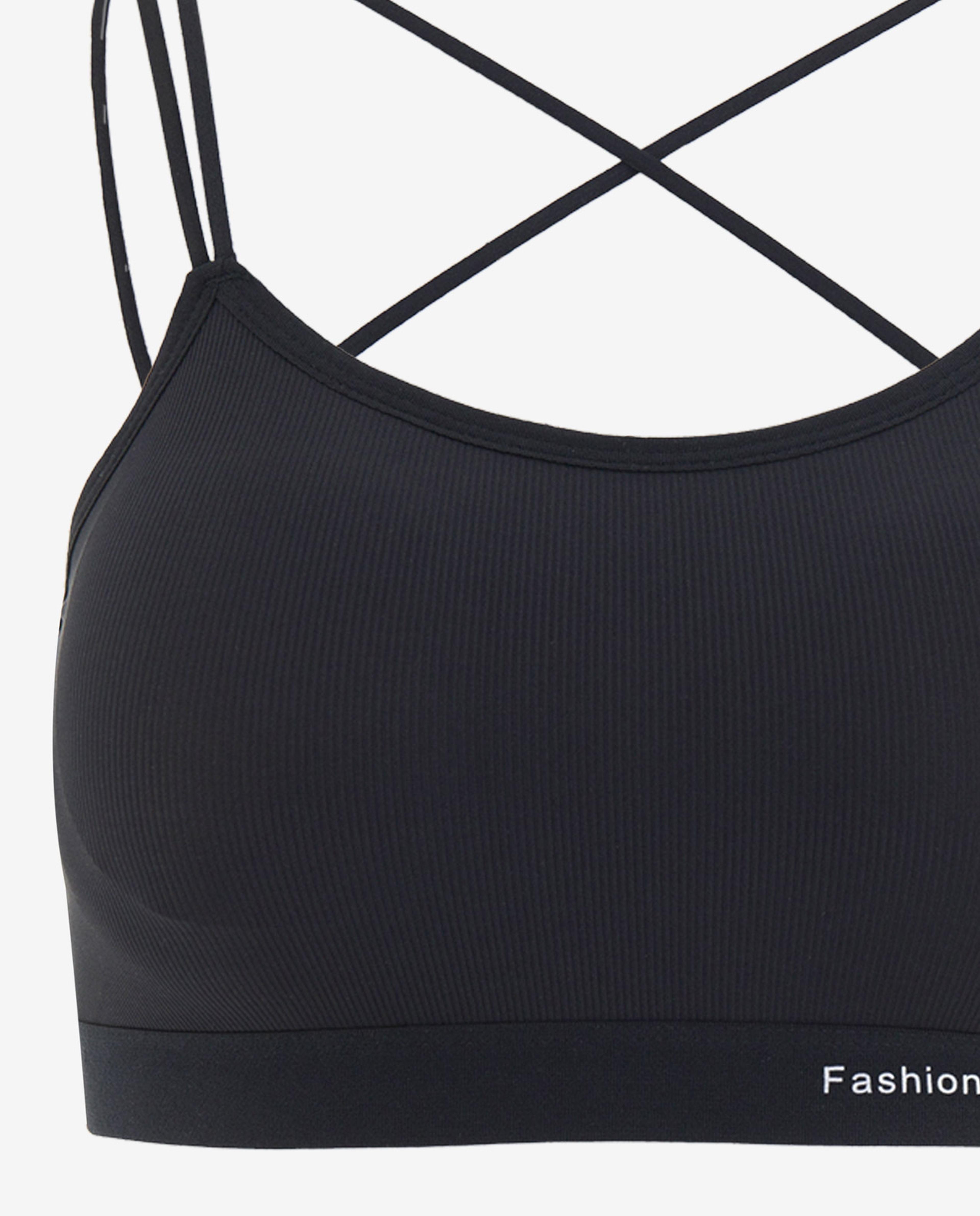 Black Sports Bra