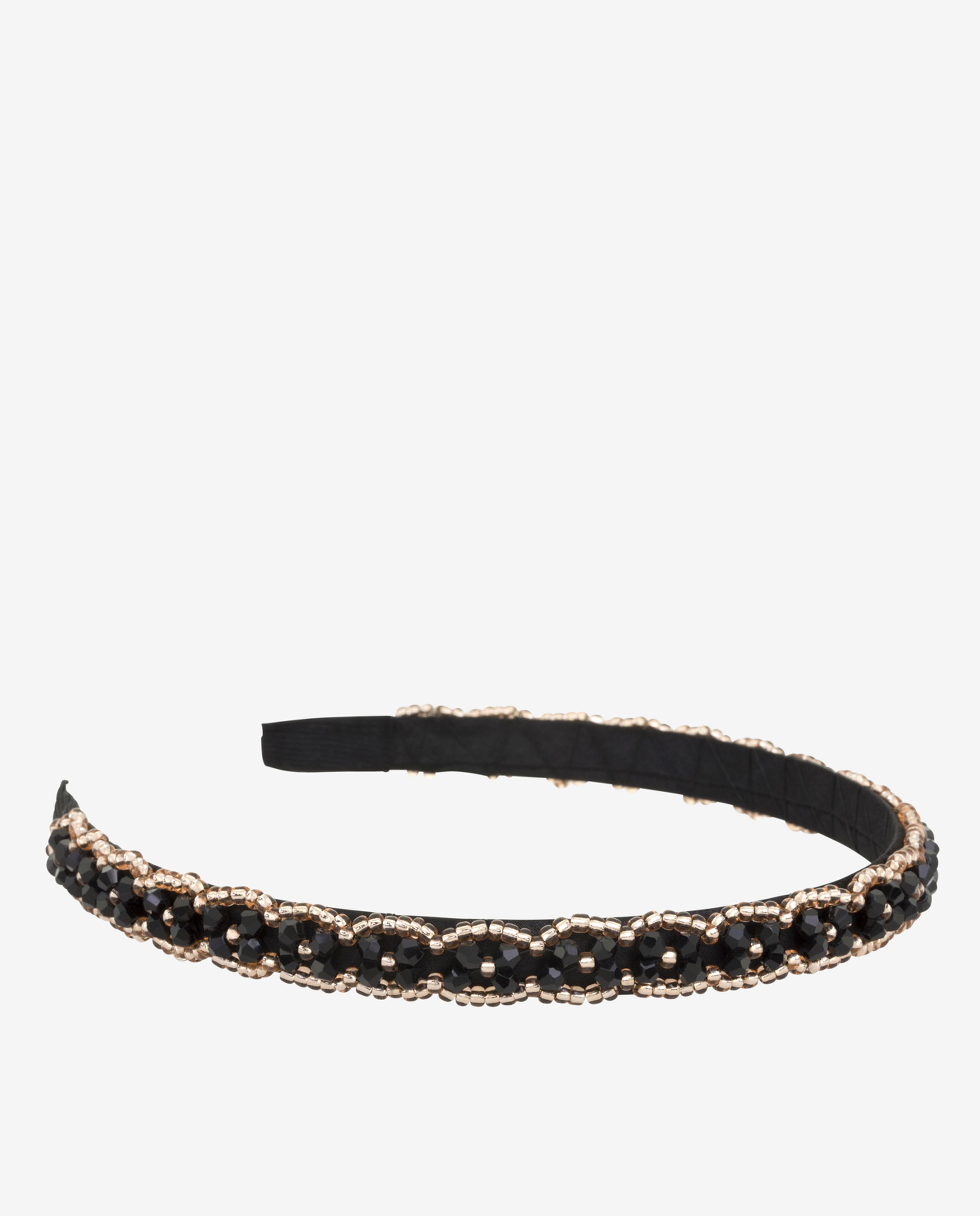 Black Embellished Hairband
