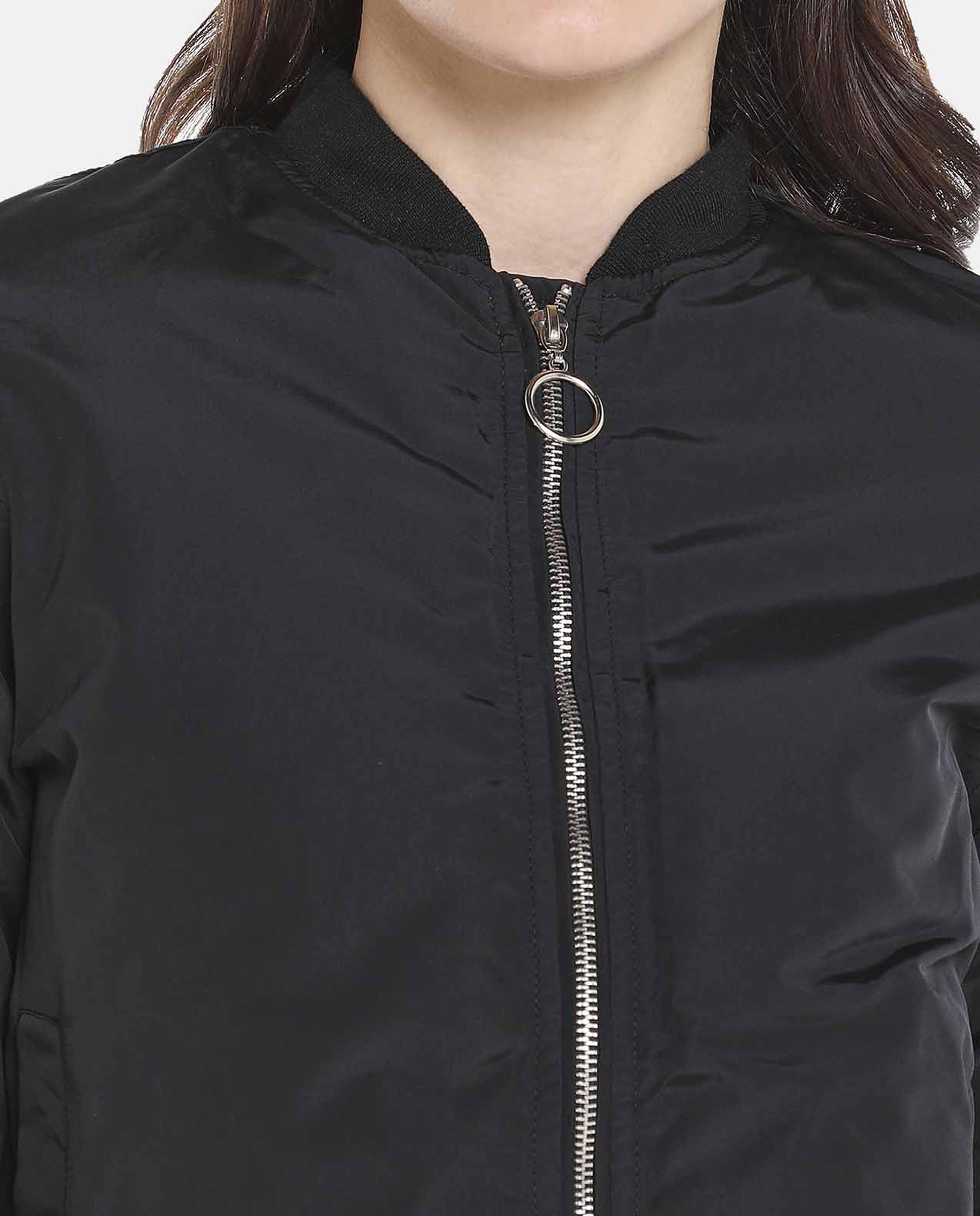 Black Bomber Jacket