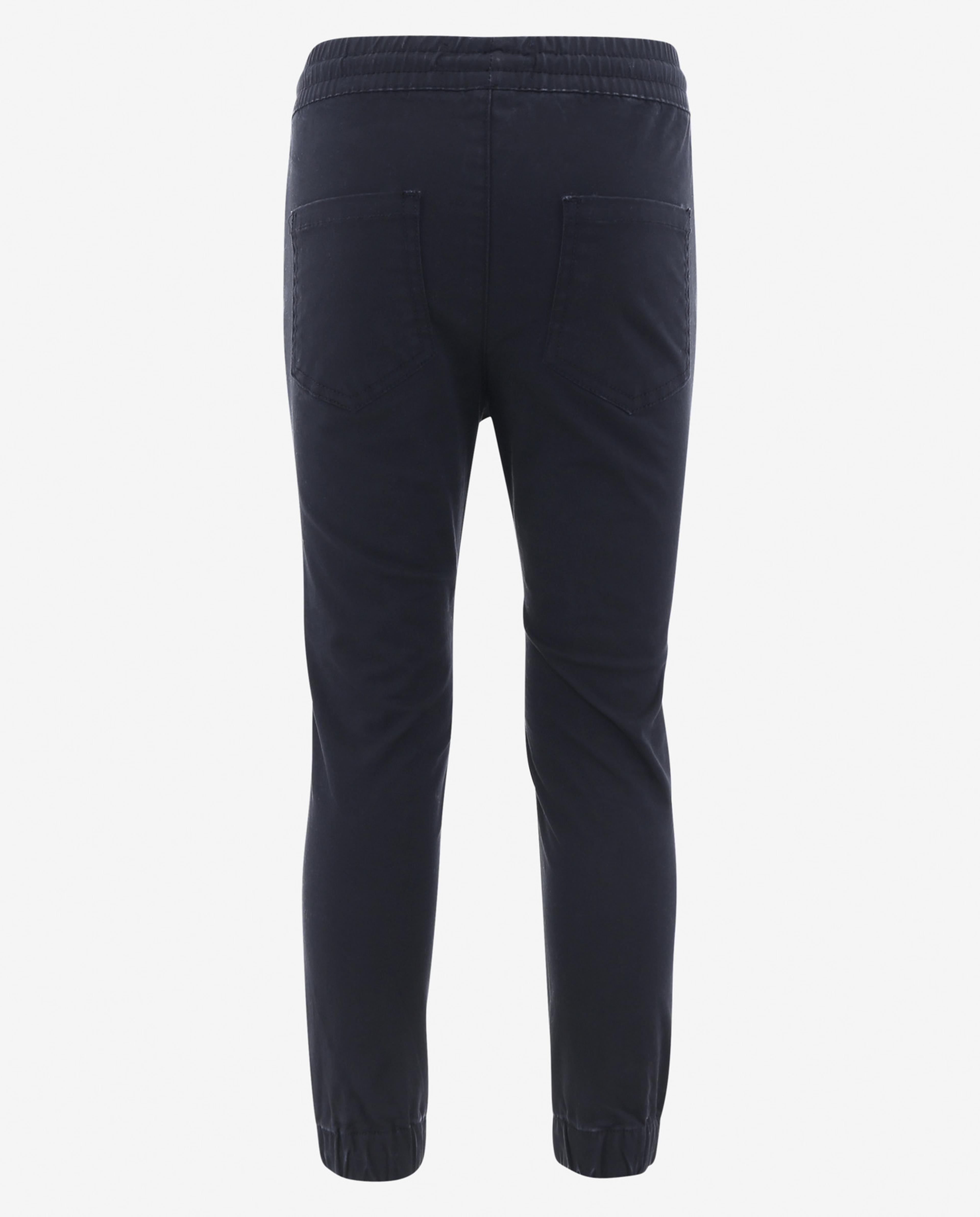 Black Boys 2-8 Basic Woven Bottom