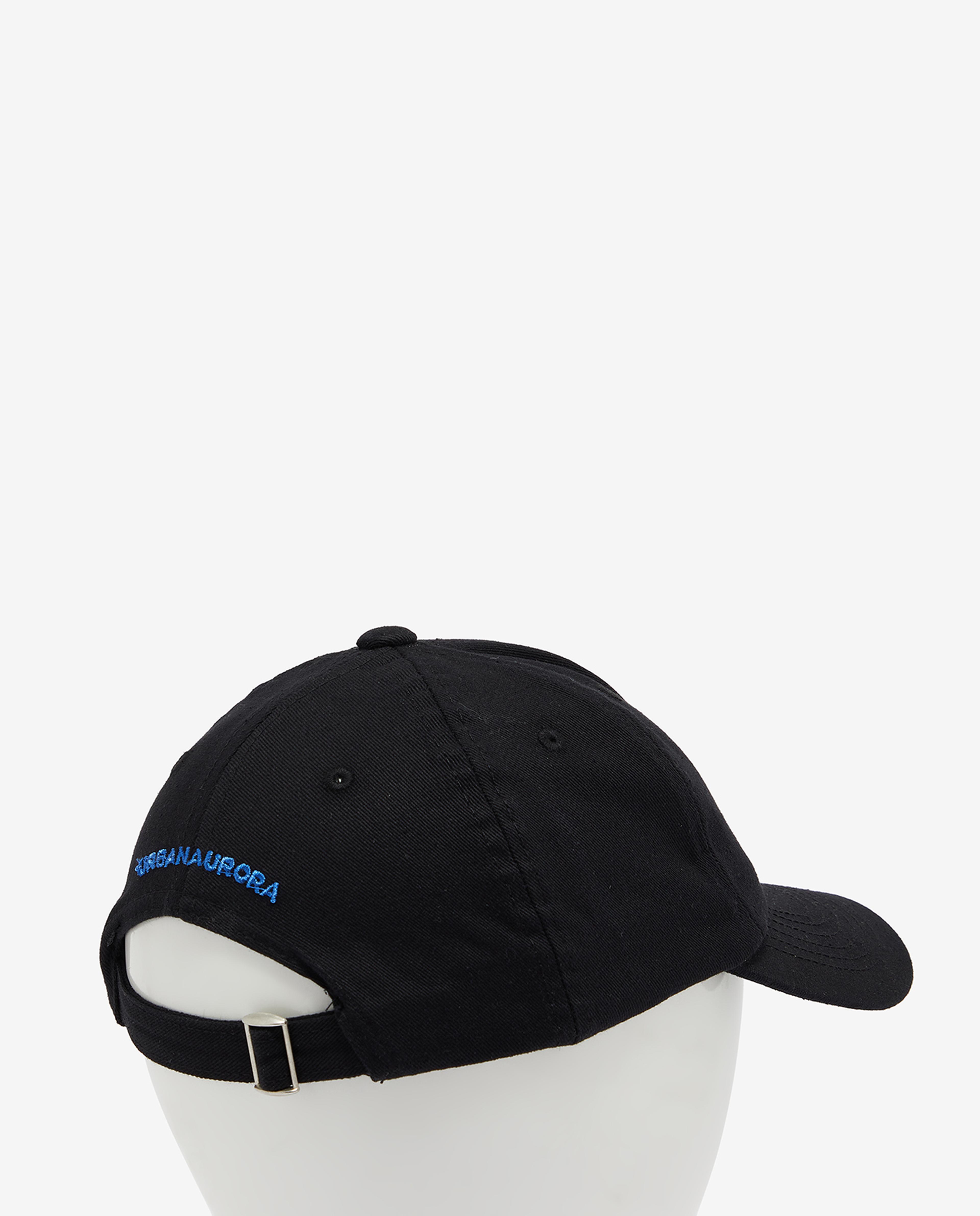 Black Cotton Cap