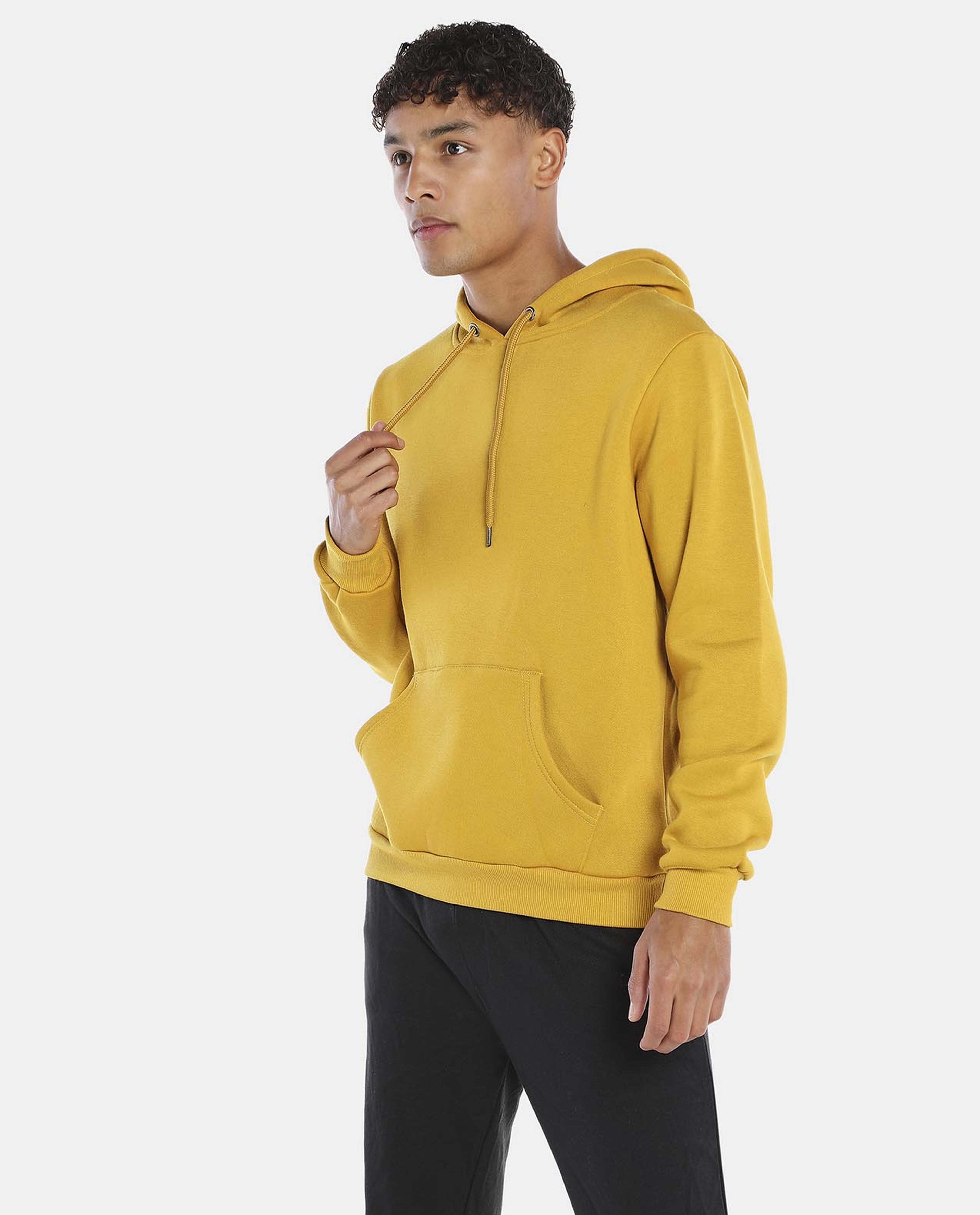 Yellow Hooded Jacket