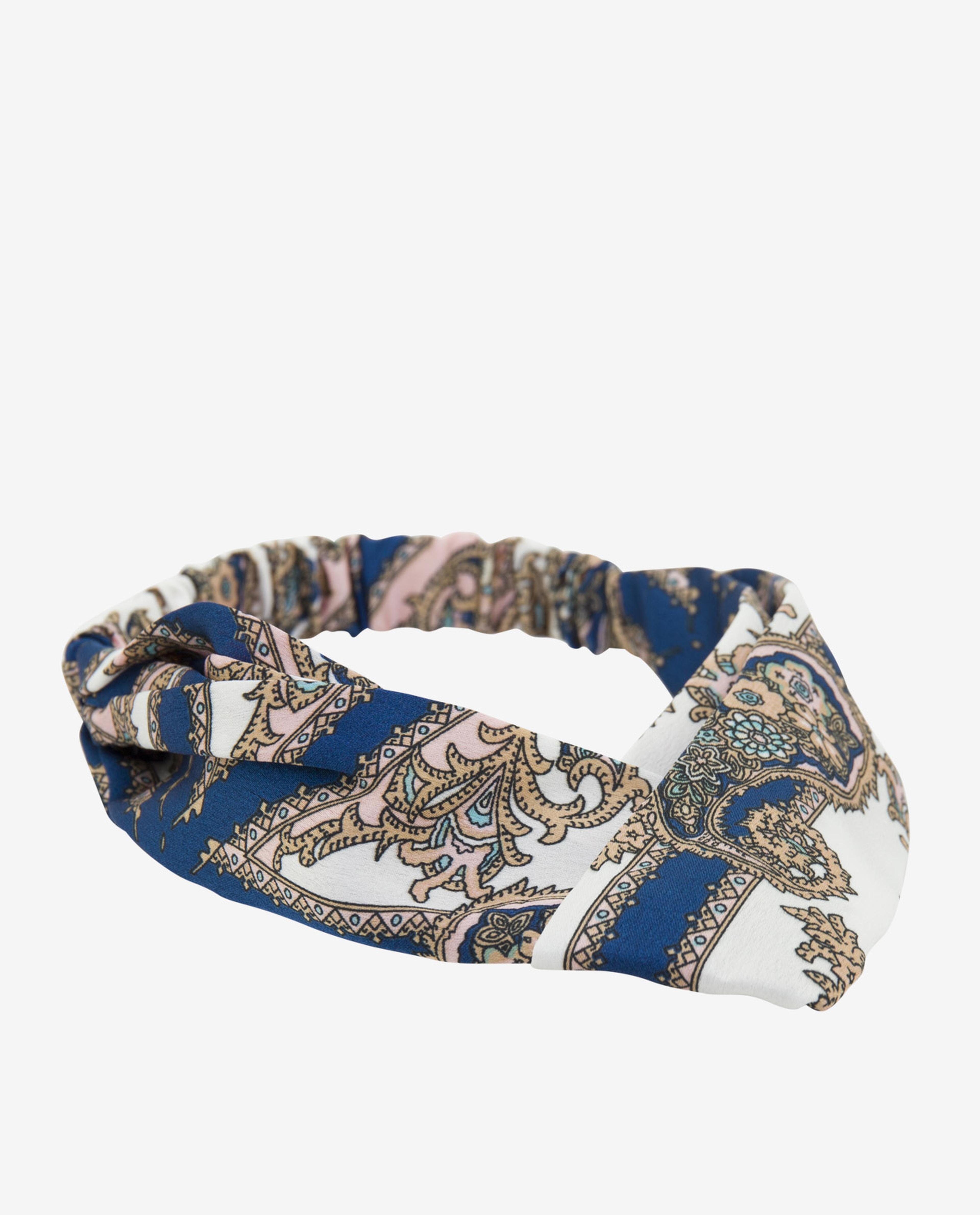 Blue Twisted Turban