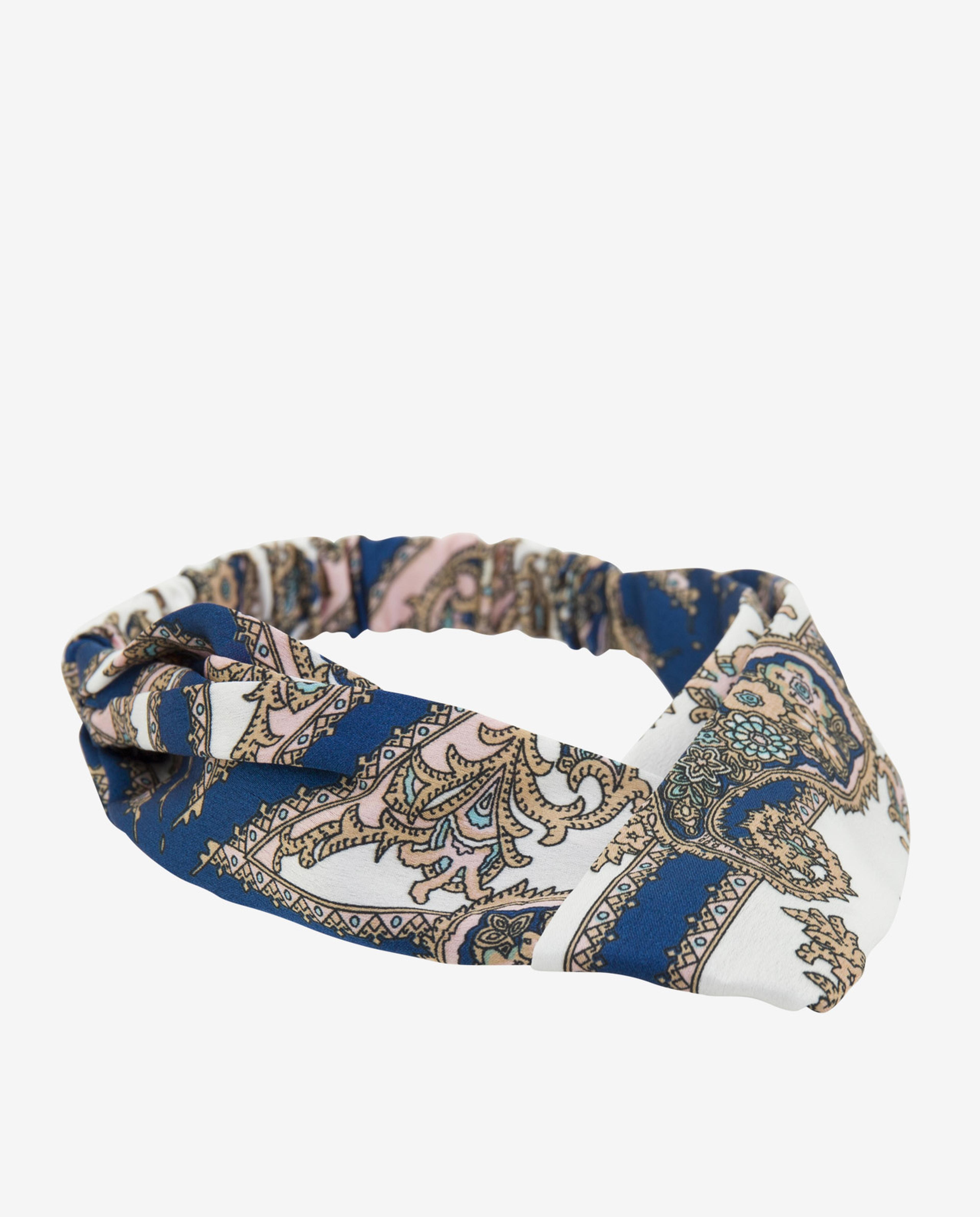 Blue Twisted Turban