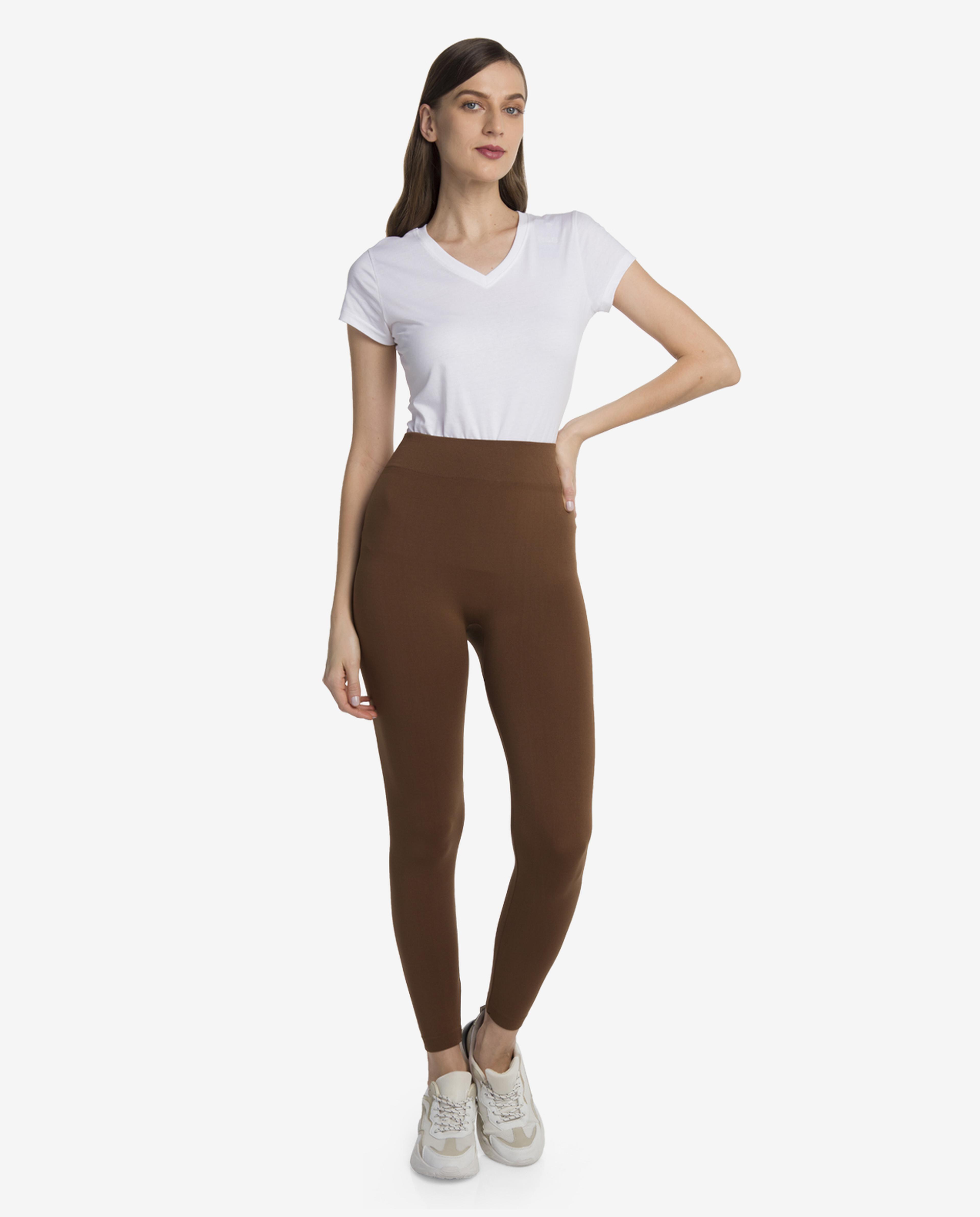 Brown Shapewear Leggings