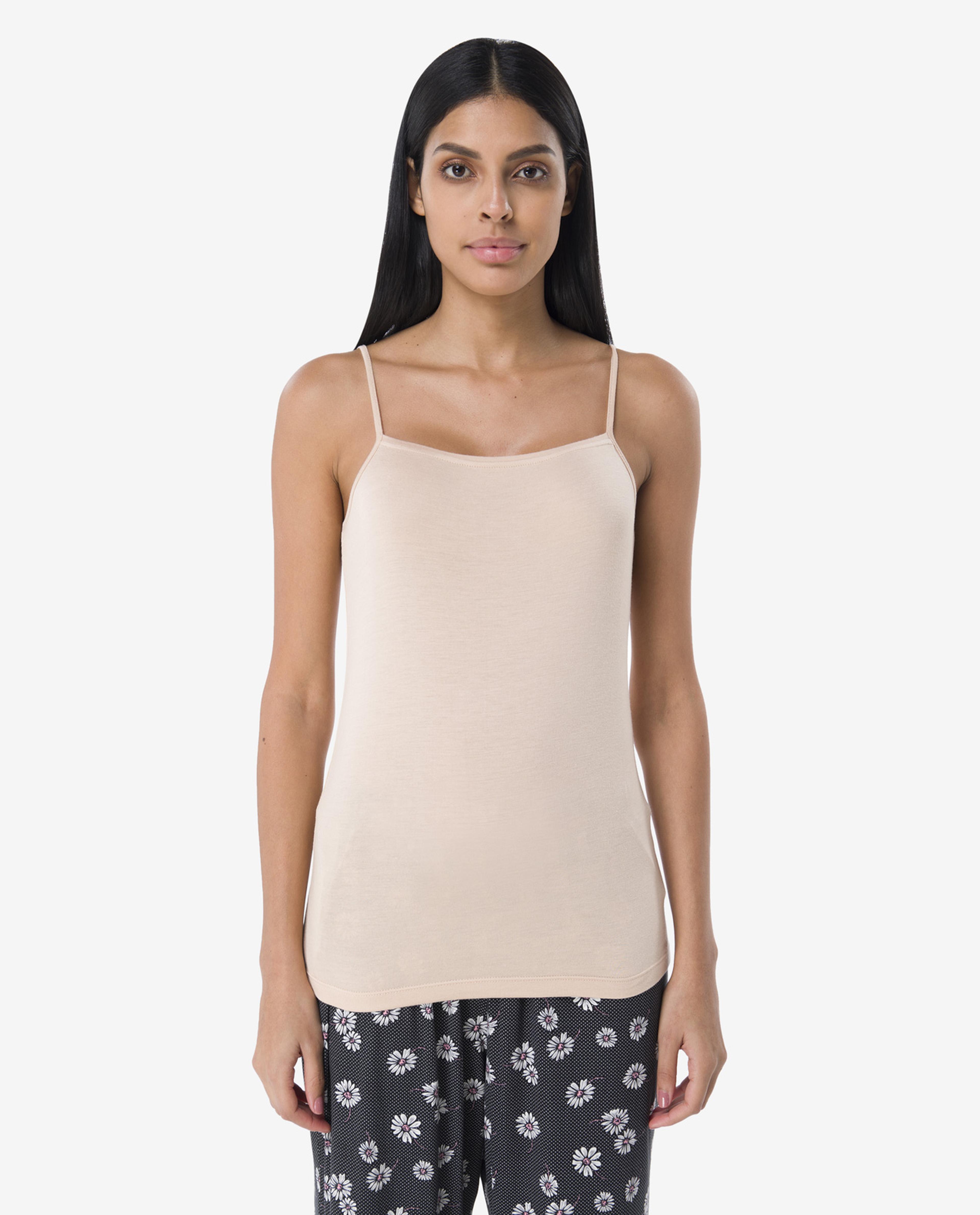 Nude Lingerie Basic Single Camisole
