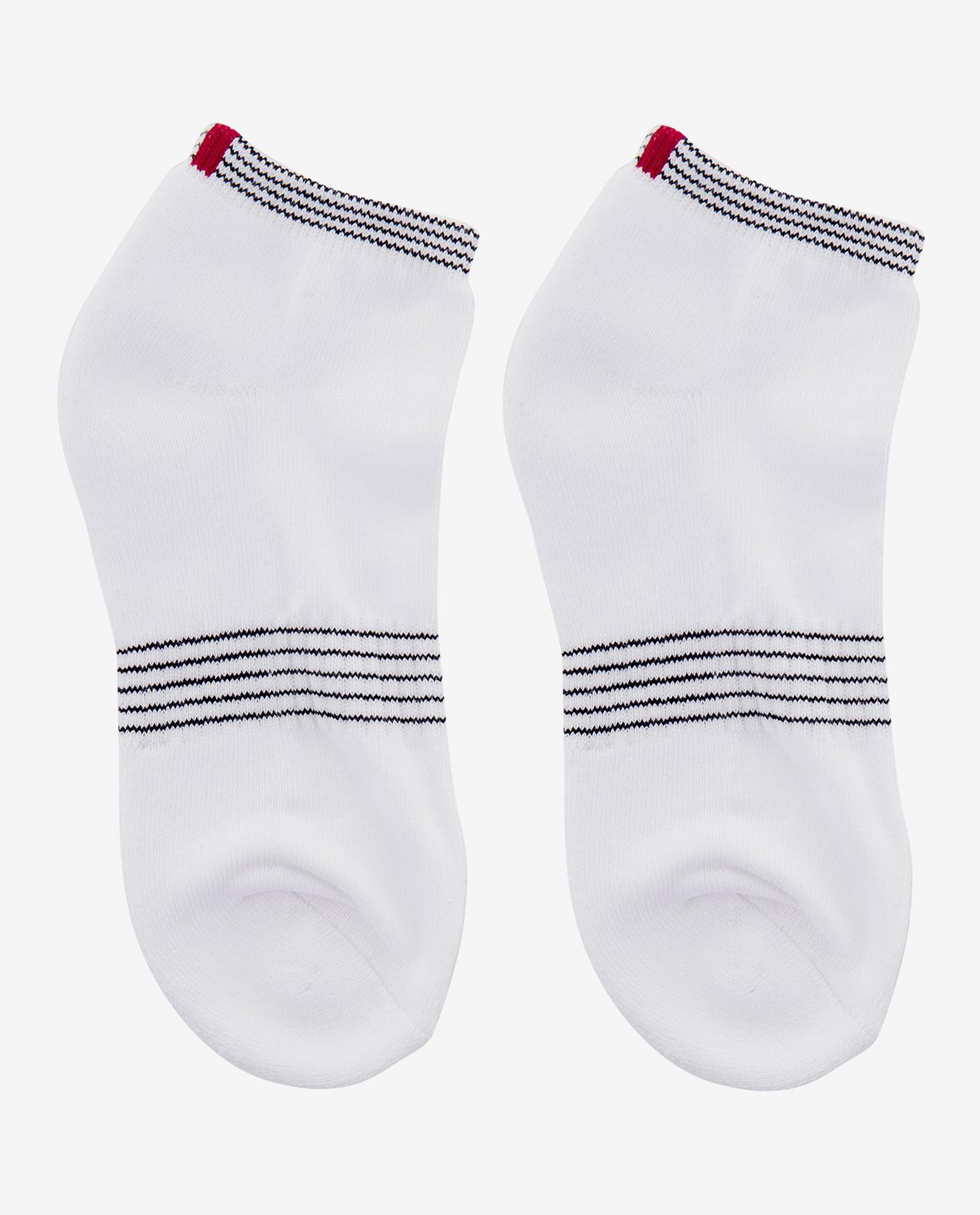 White Ladies Ankle Socks
