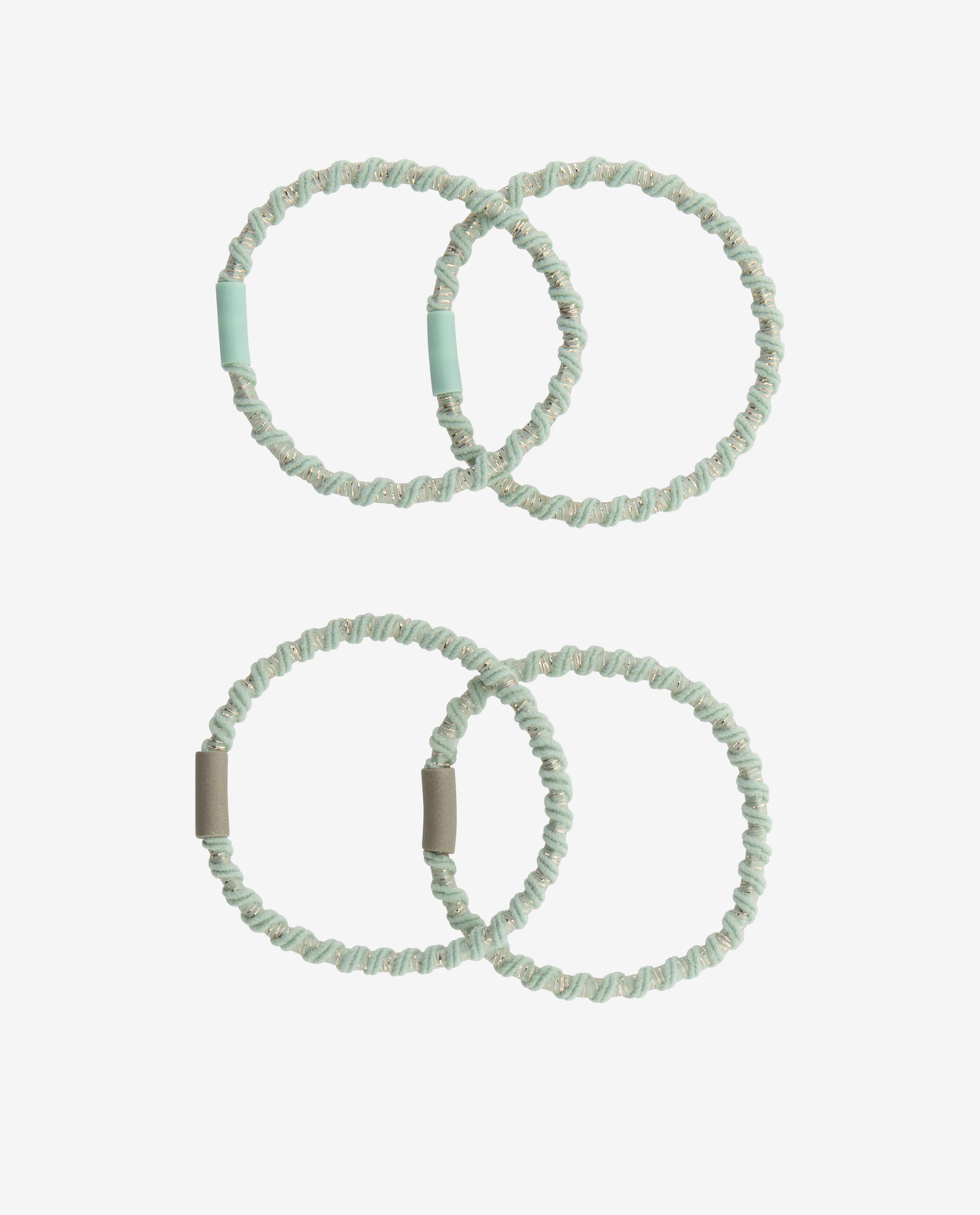 Green Ladies Ponytail 4 Pcs