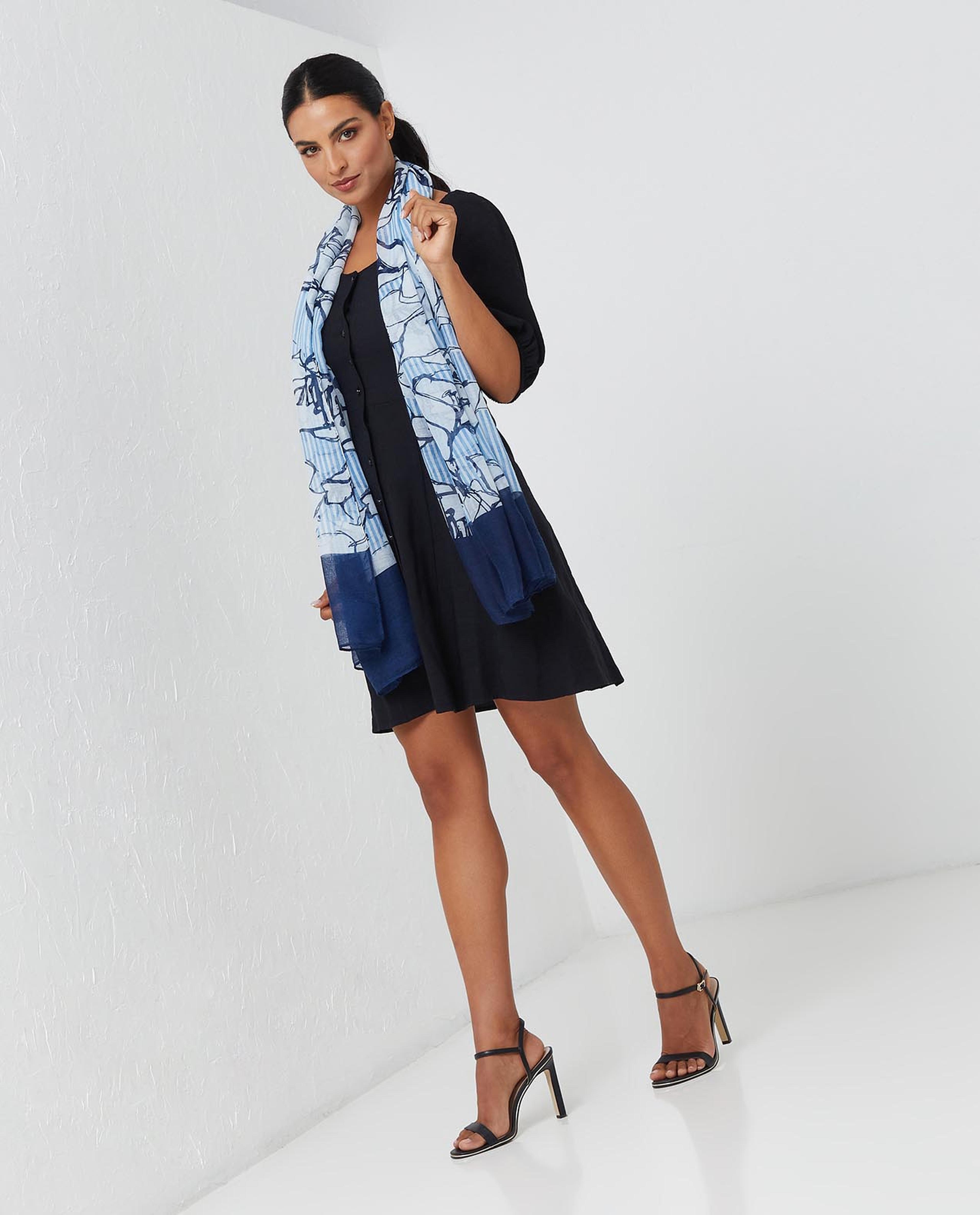 Blue Scarves