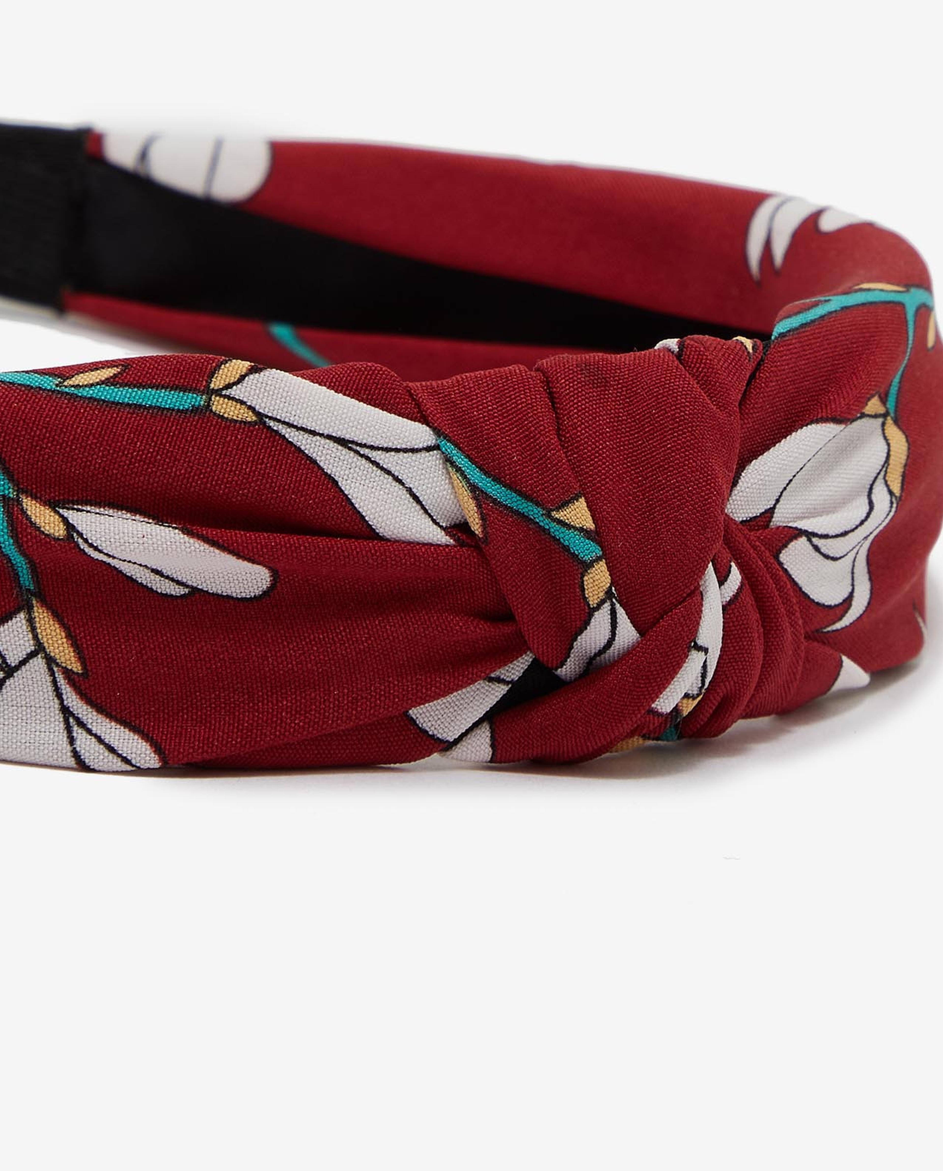 Maroon Fashion Knotted Headband