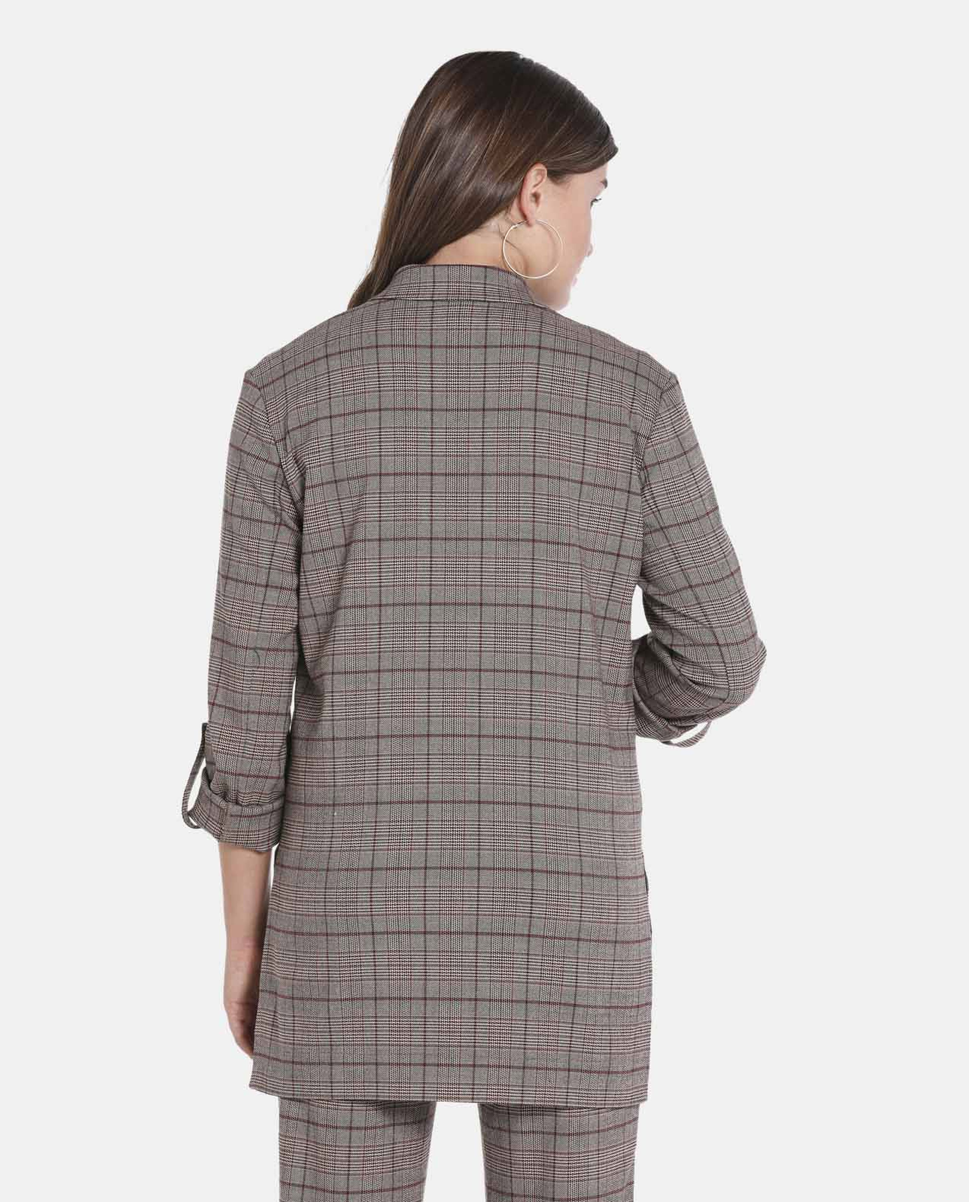 Brown Polyester Jacket