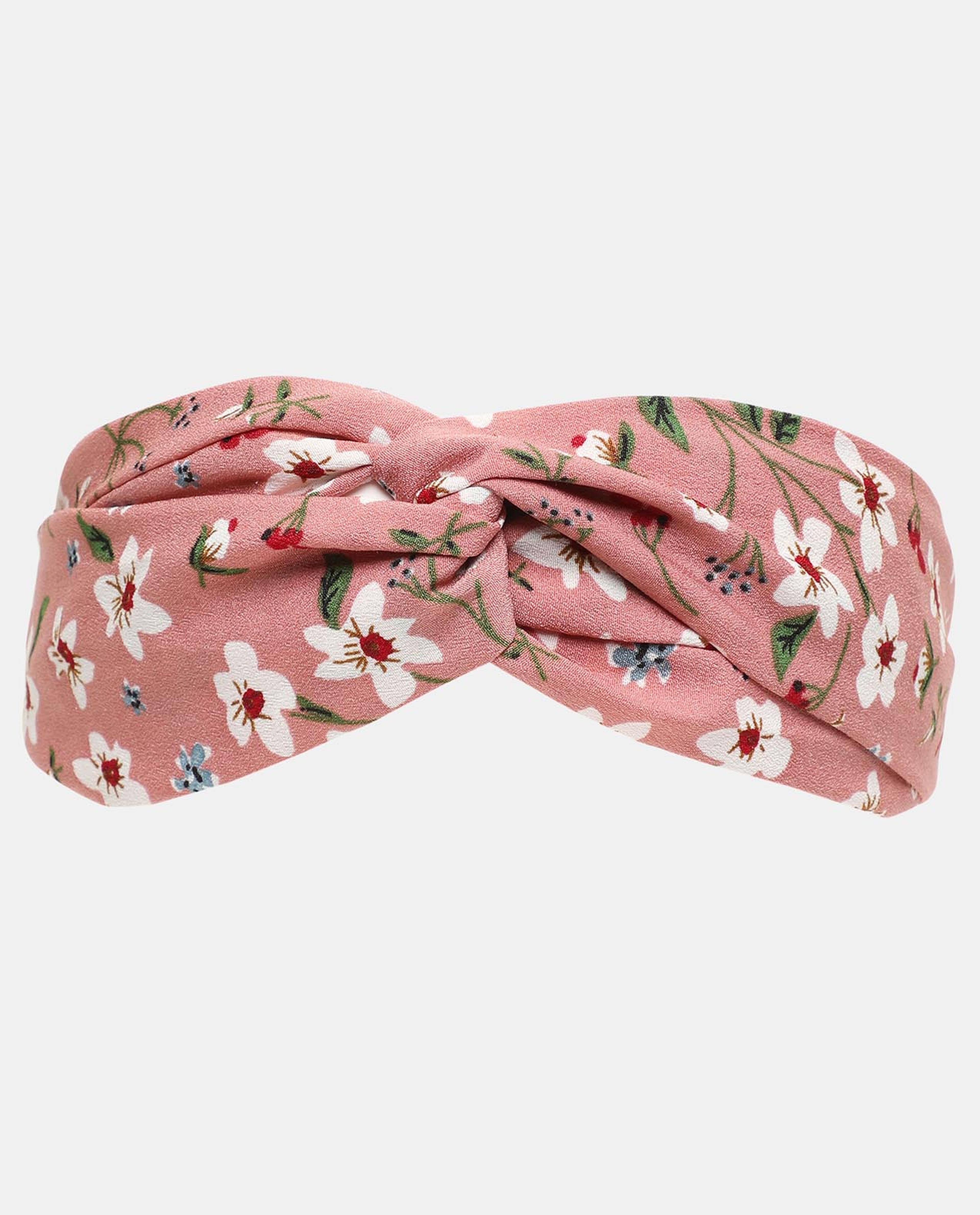 Pink Knitted Soft Turban Bow Caps