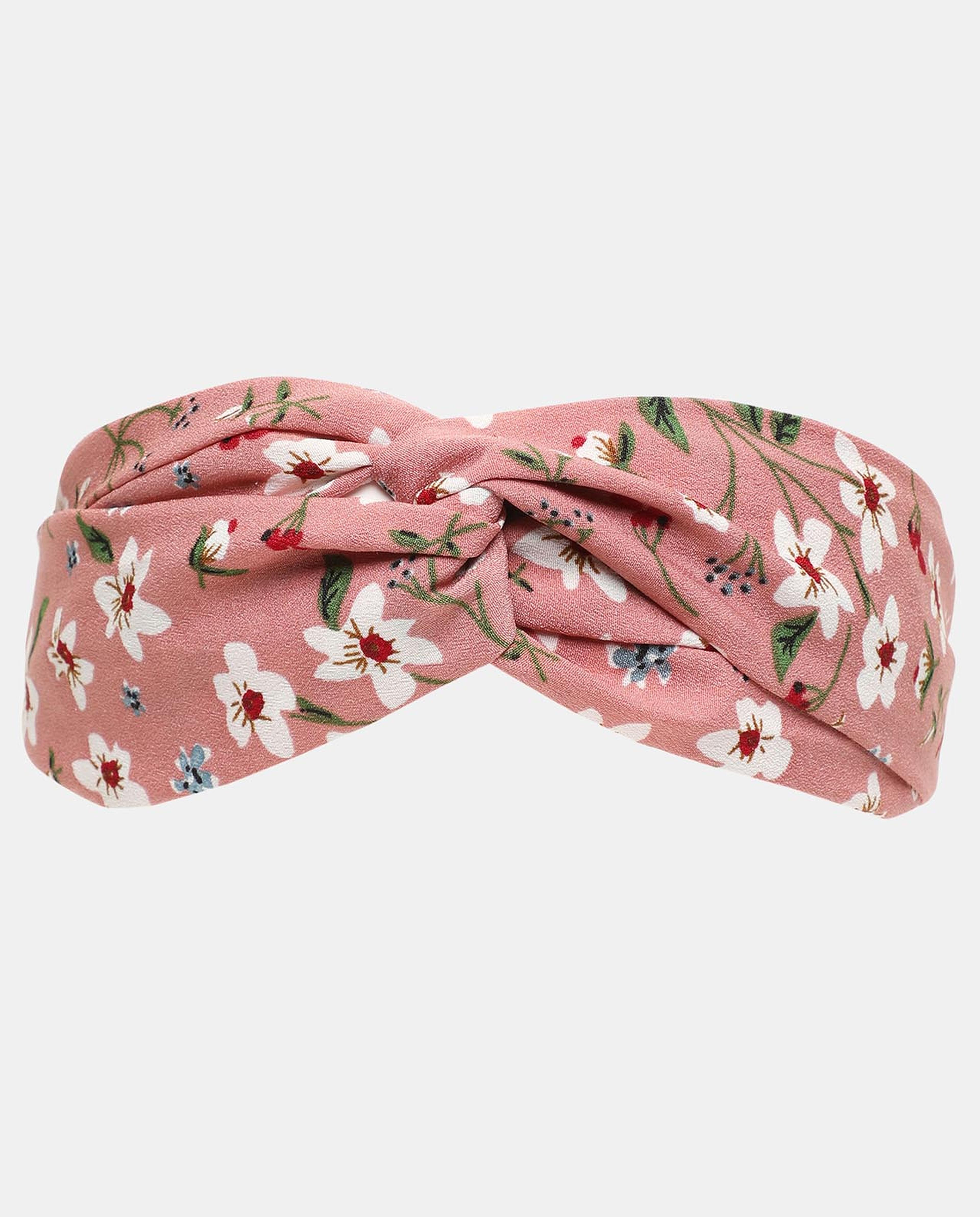 Pink Knitted Soft Turban Bow Caps