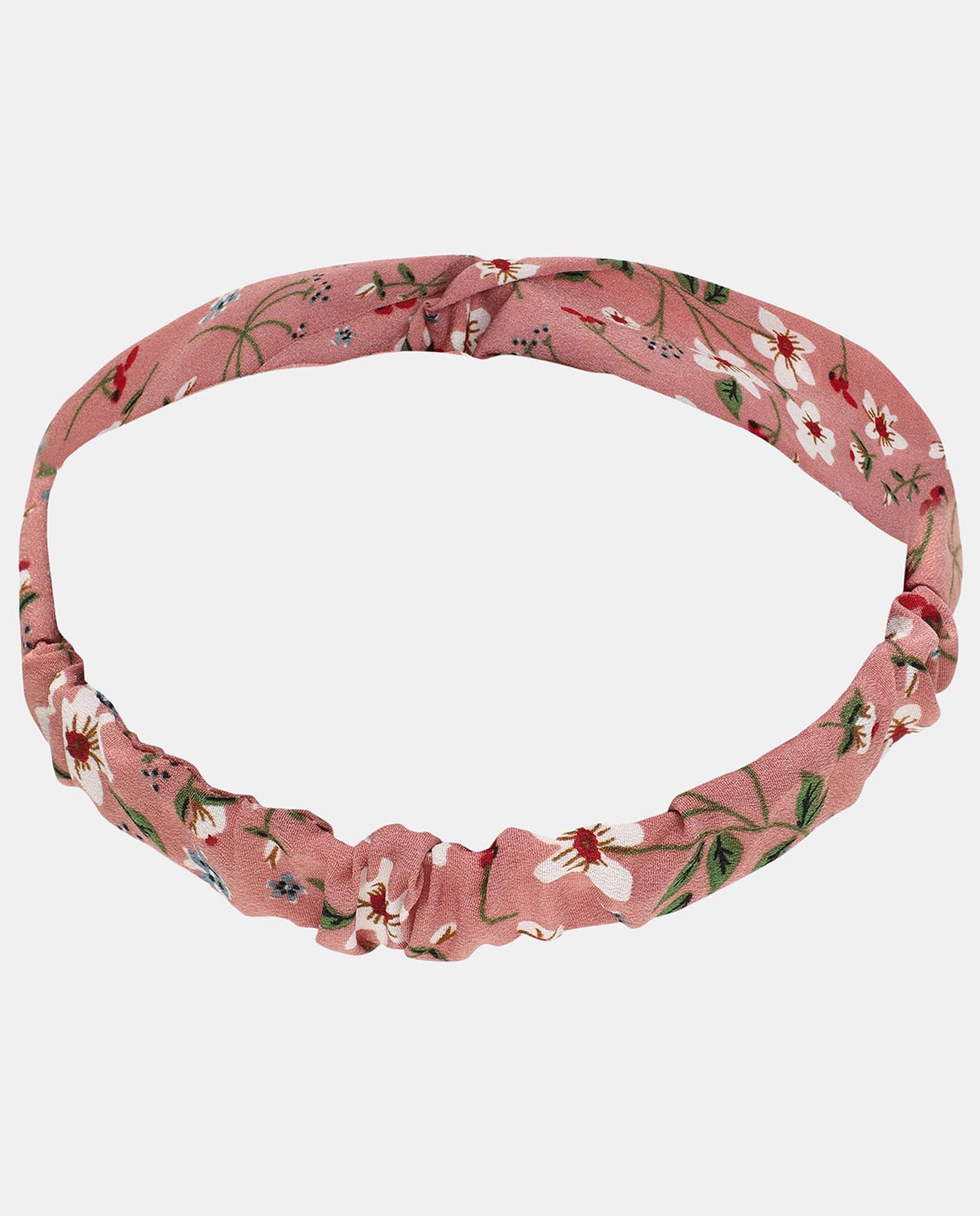 Pink Knitted Soft Turban Bow Caps
