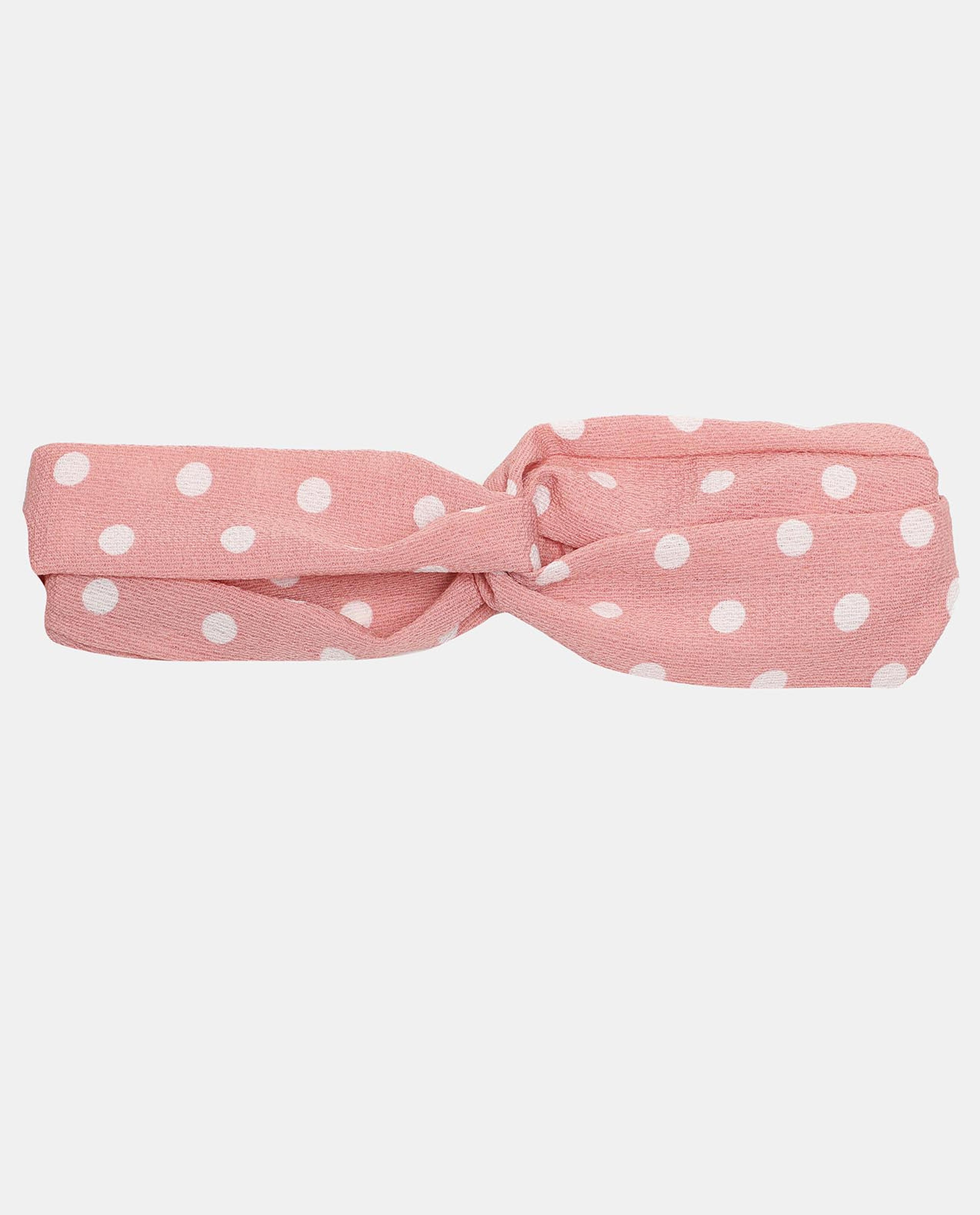 Pink Knitted Soft Turban Bow Caps