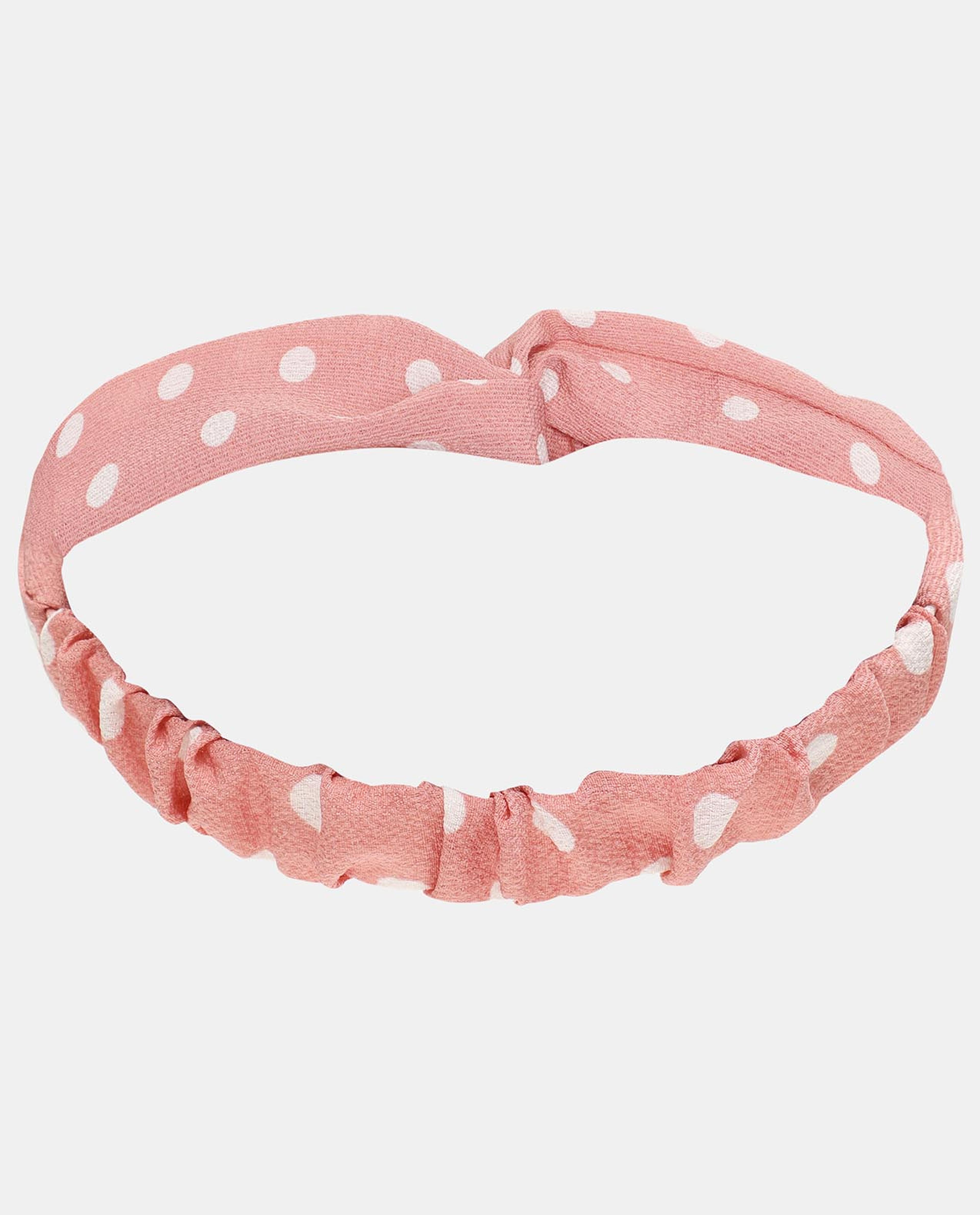 Pink Knitted Soft Turban Bow Caps