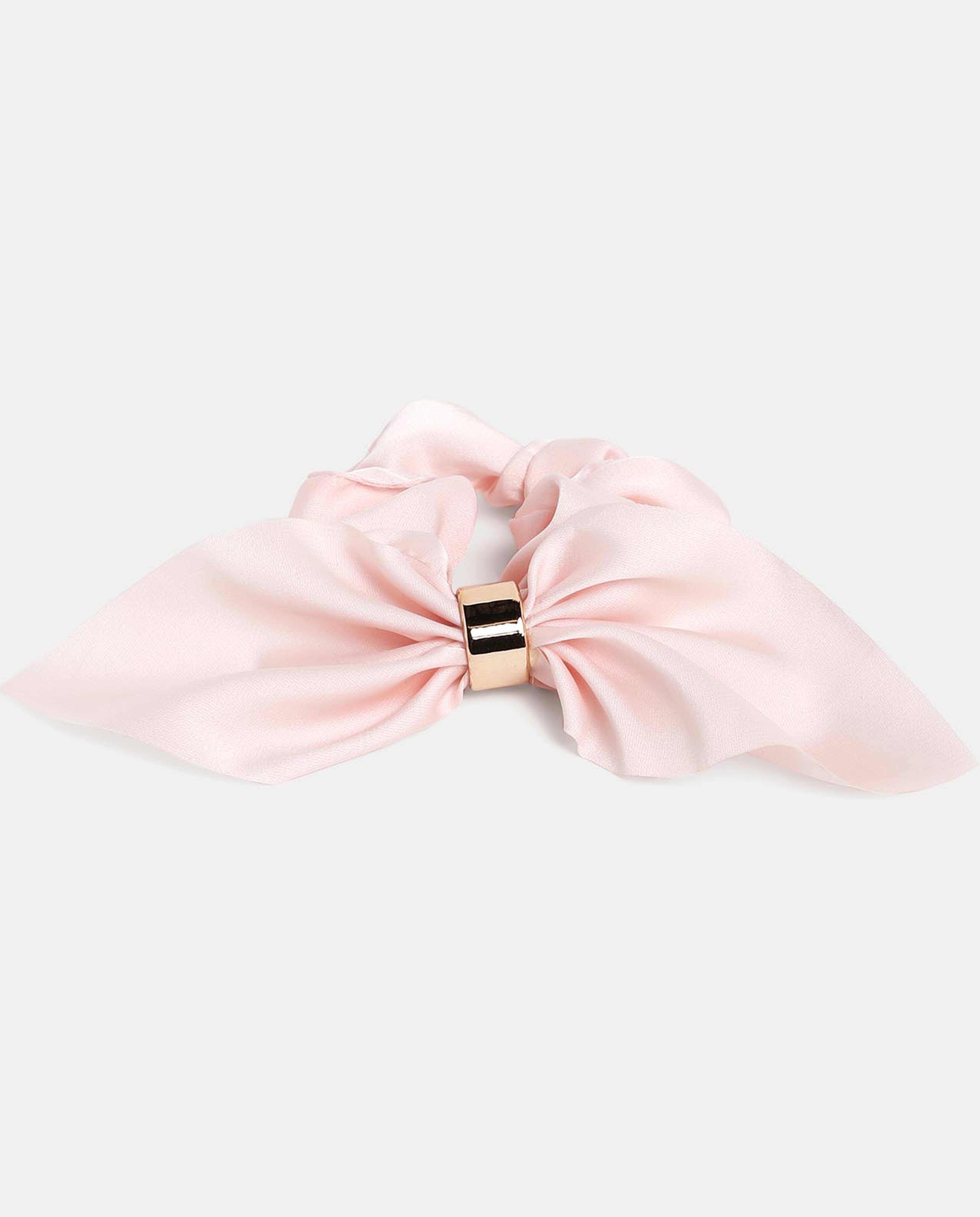 Pink Lace Ponytail Holders