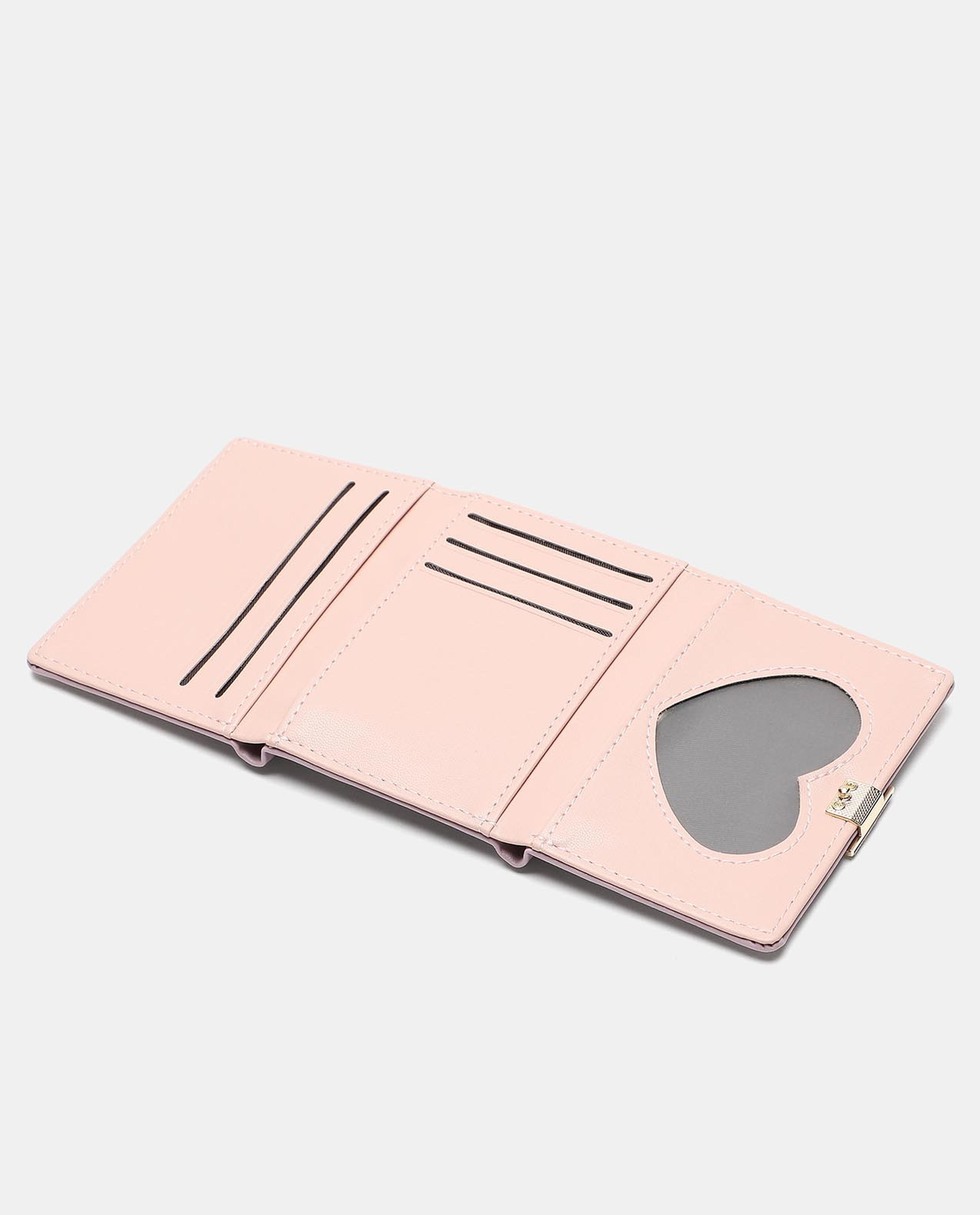 محفظة متينة بتصميم مربعي باللون البنفسجي
