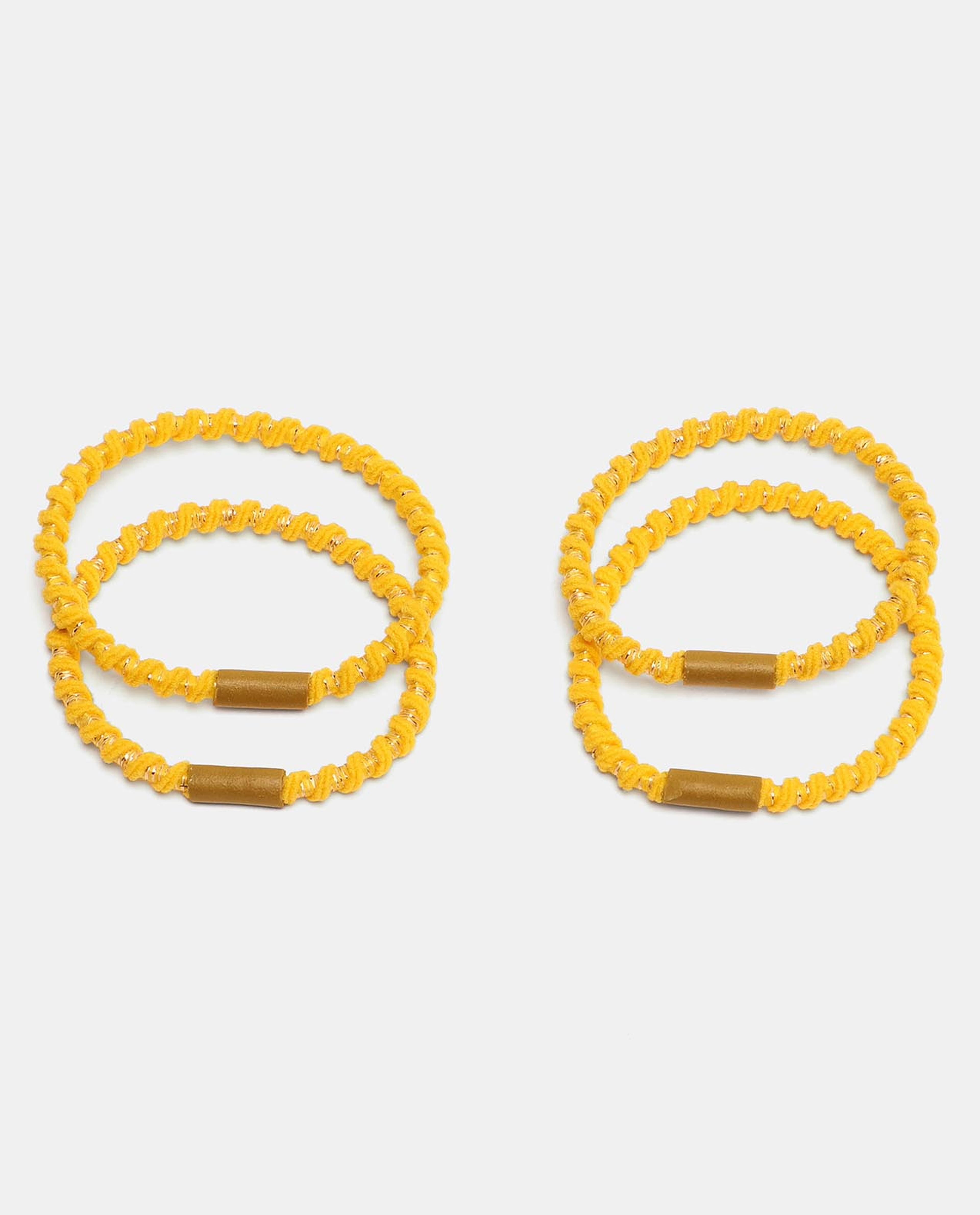 Yellow Ponytail 4 Piece