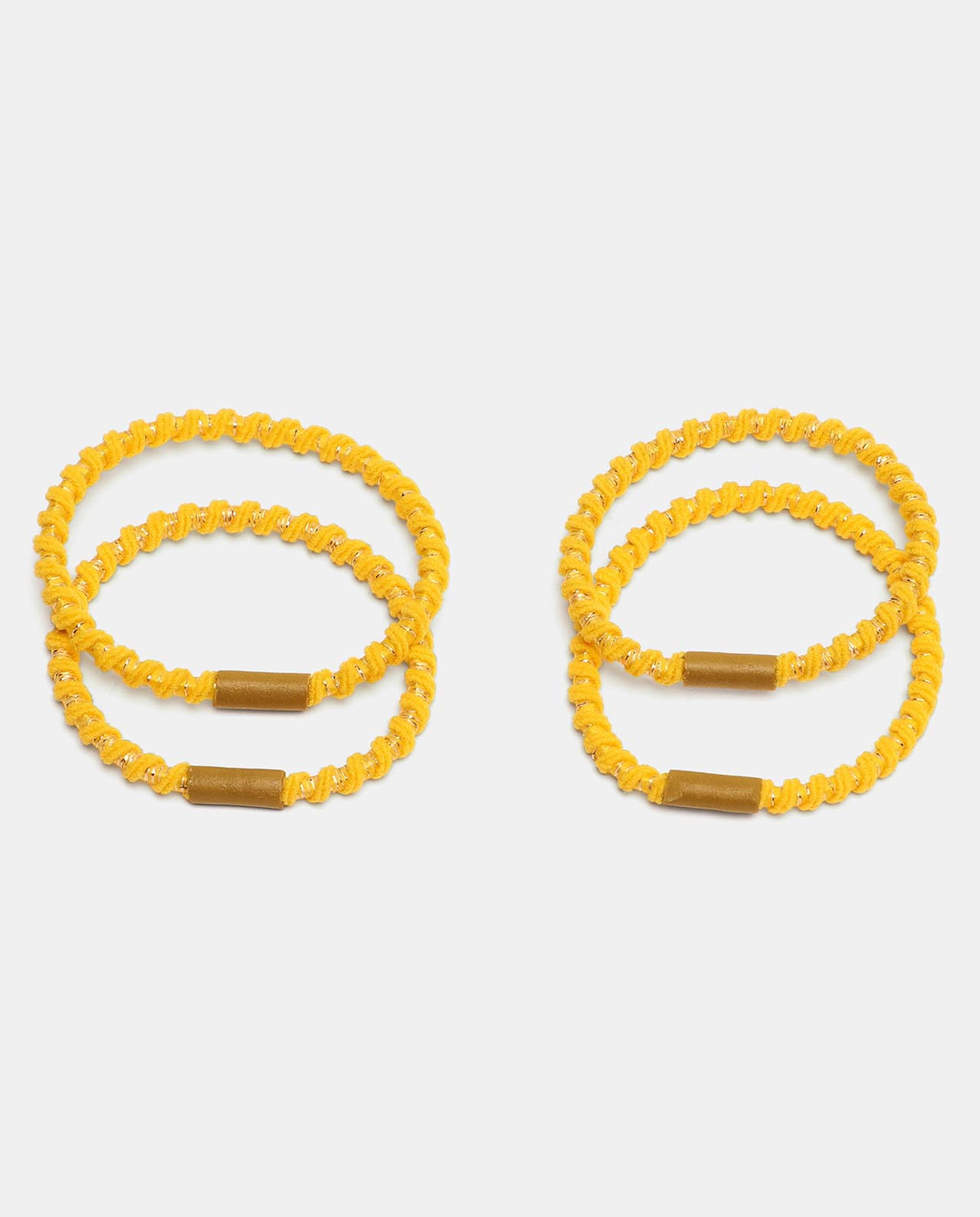 Yellow Ponytail 4 Piece