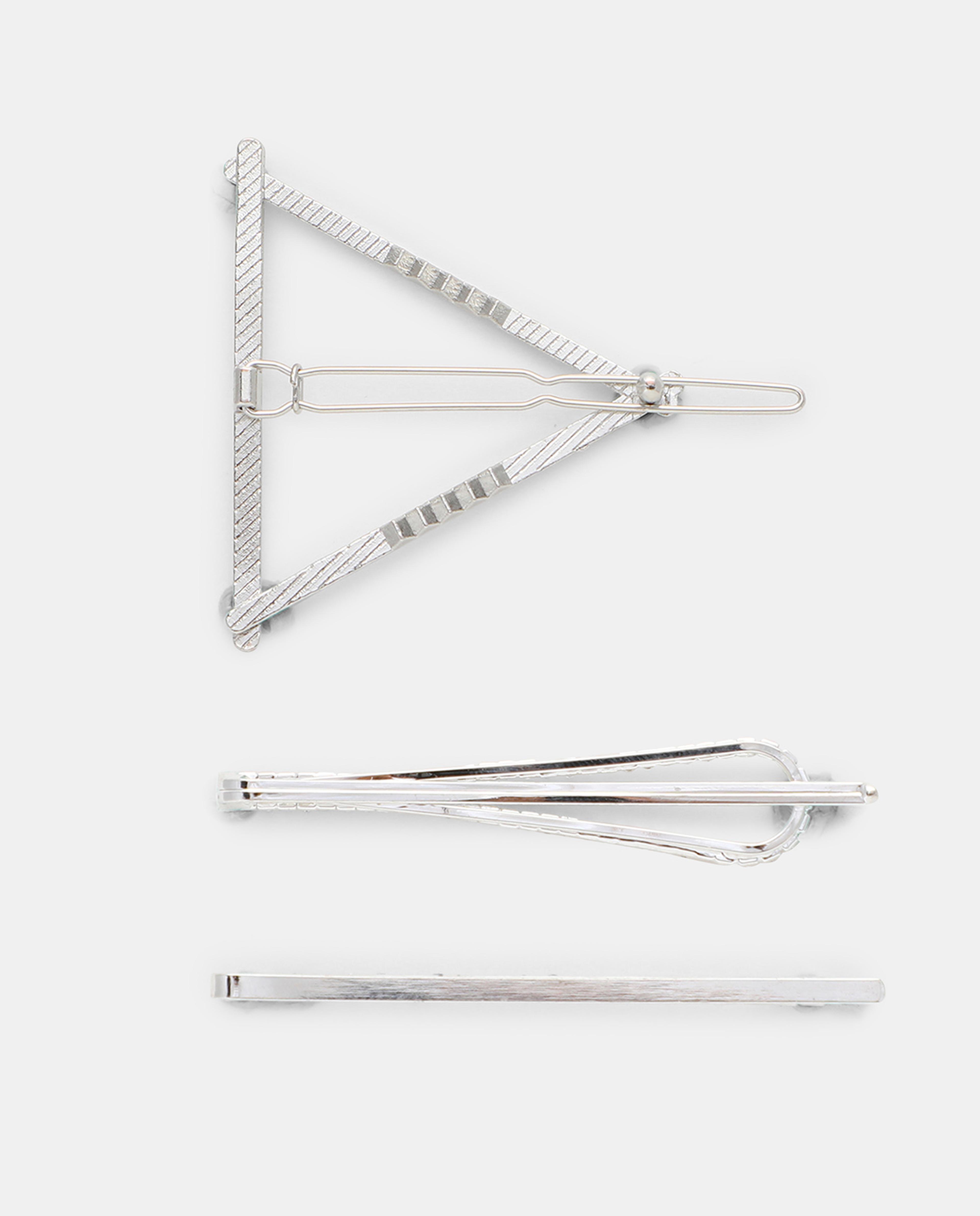 R&B Silver Embellished Hair Accessories