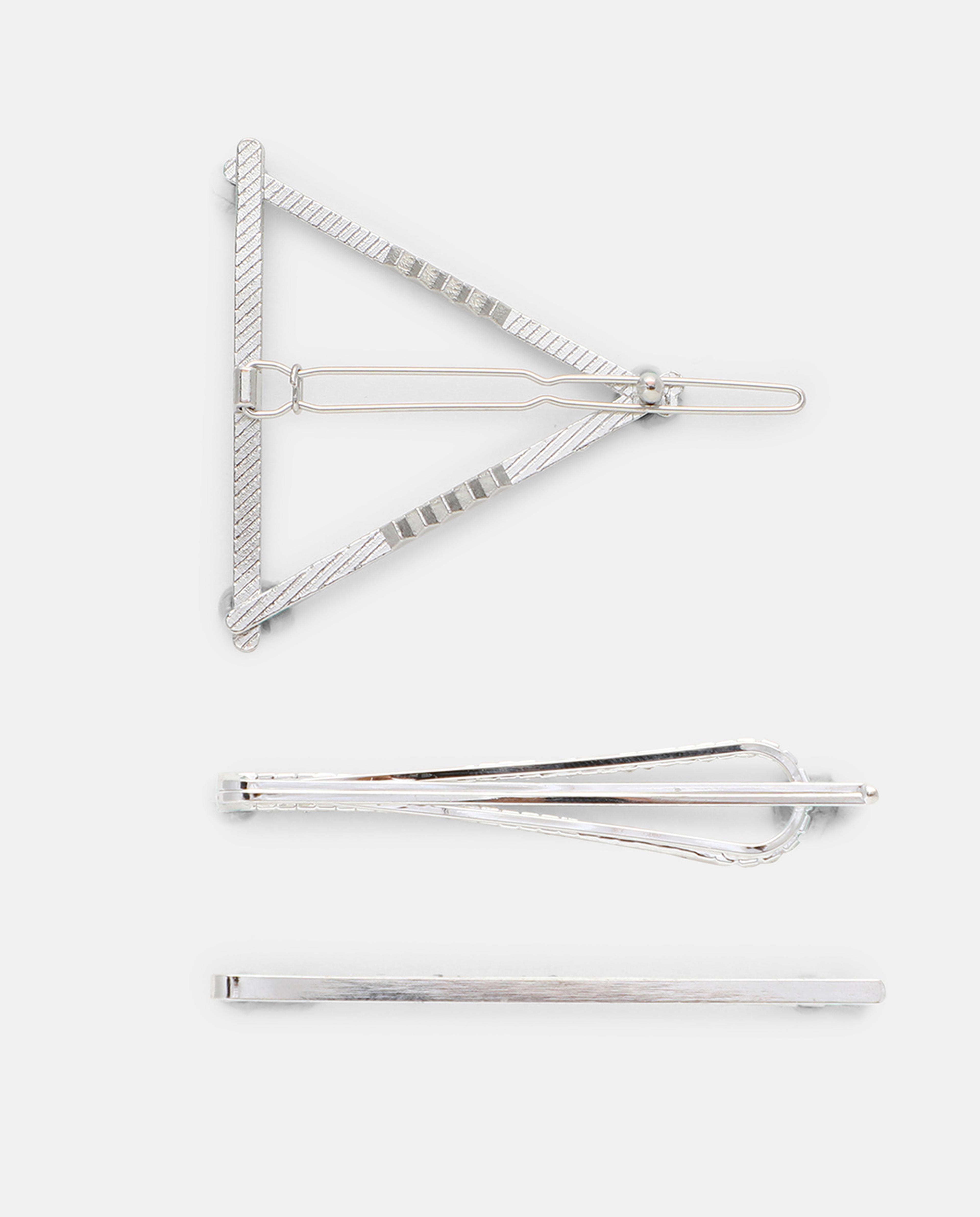 R&B Silver Embellished Hair Accessories