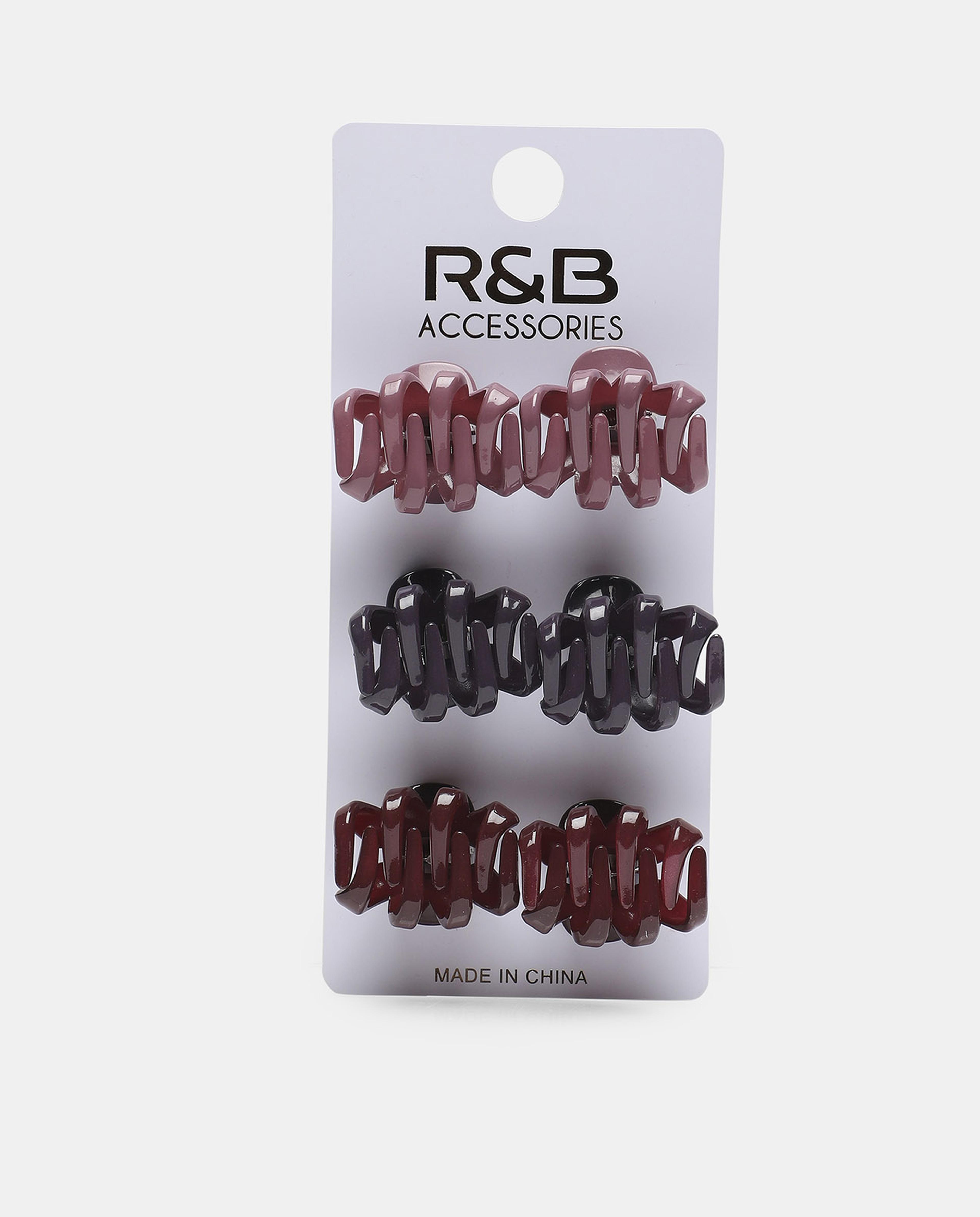 R&B Multicolored Pack of 6 Hair Clip