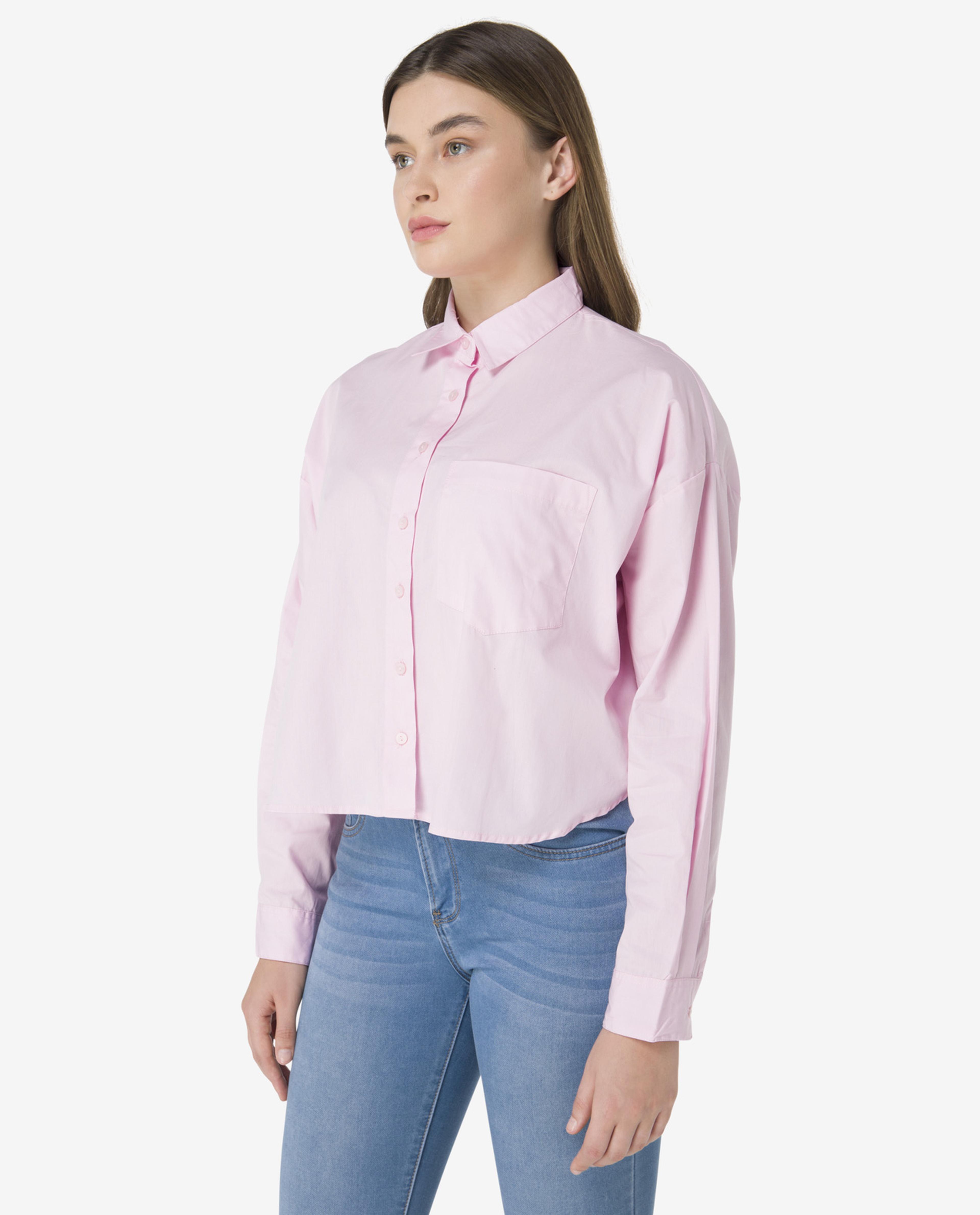 Pink Young Woven Fashion Shirt