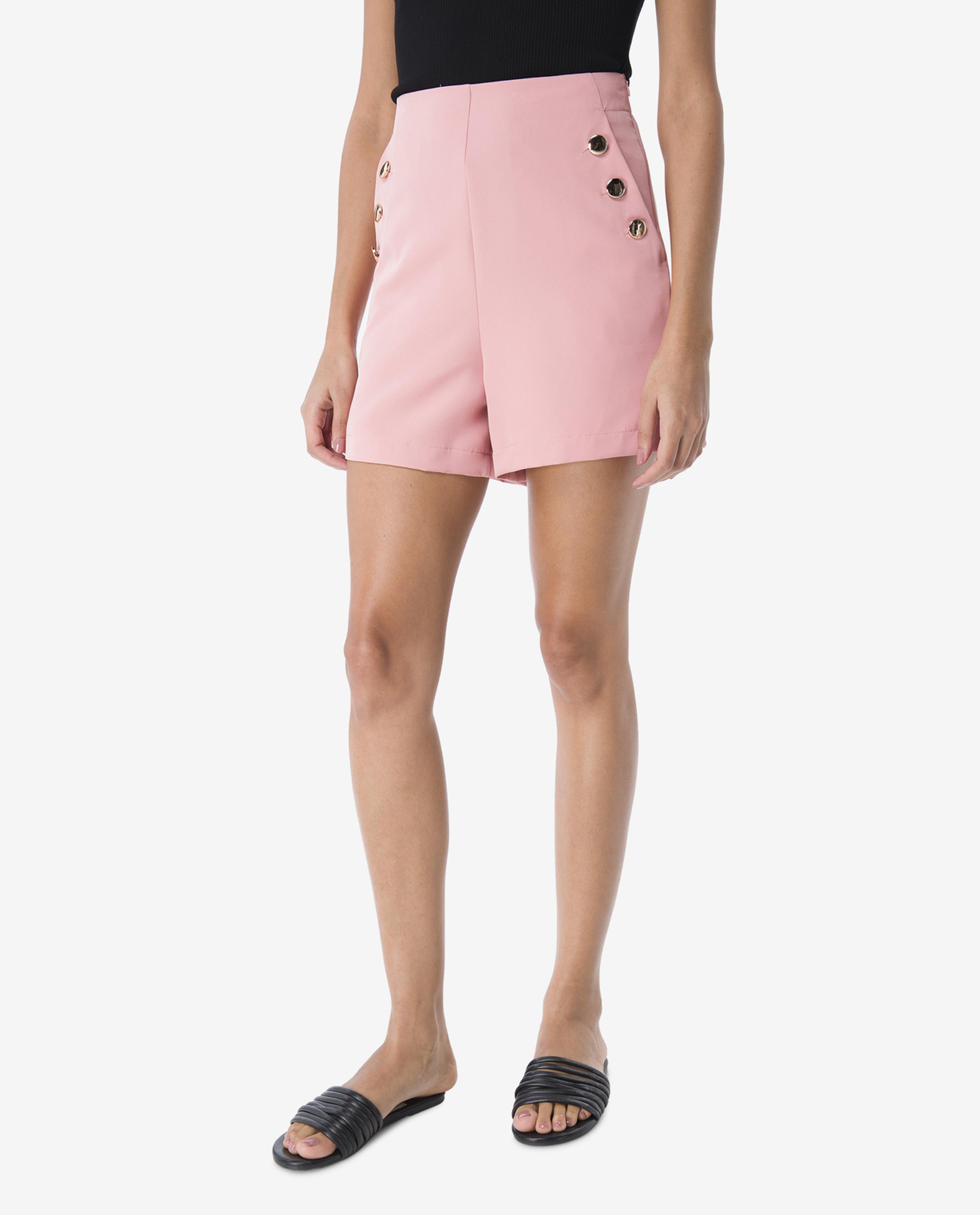 Pink Young Woven Shorts