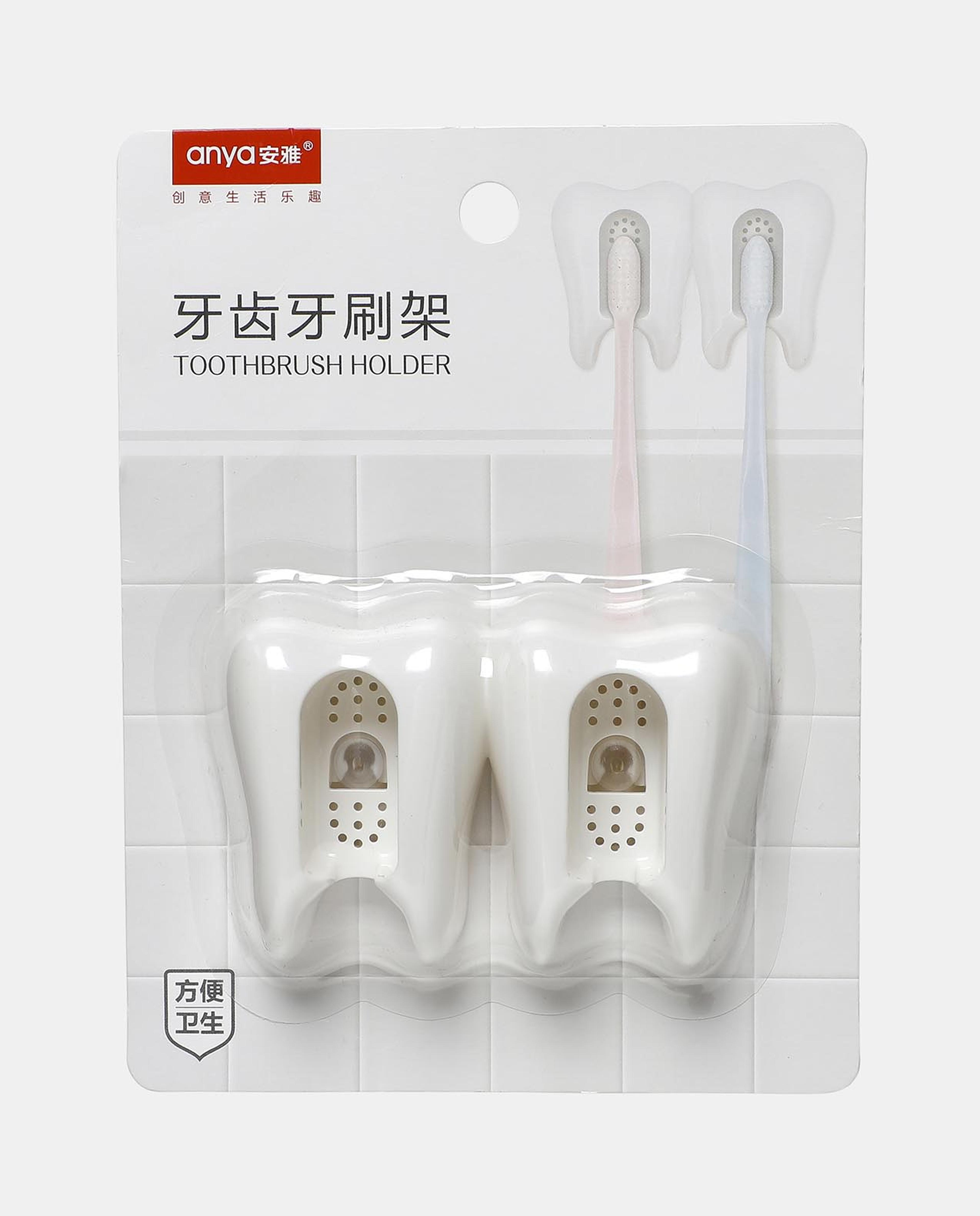 White Toothbrush Holder