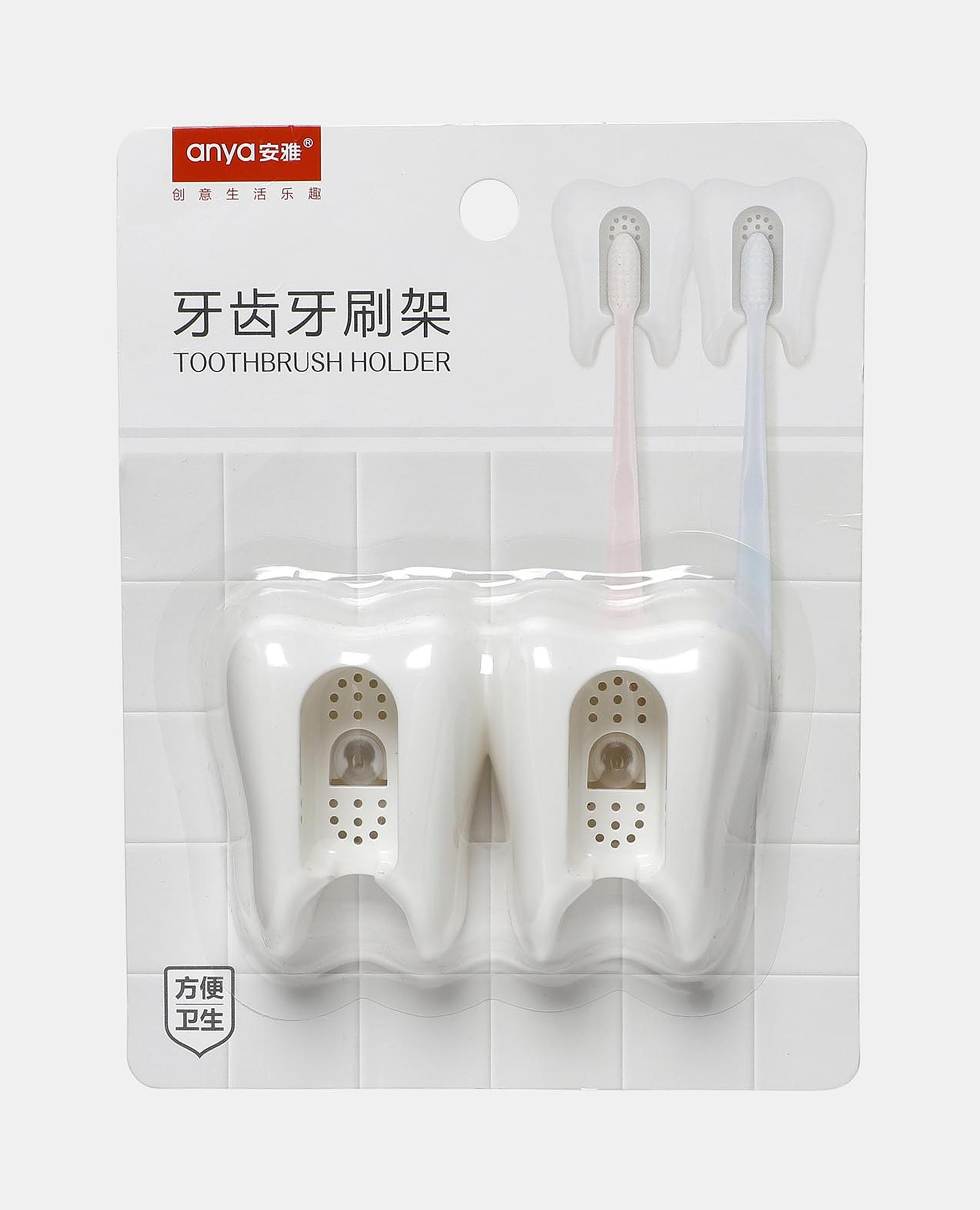 White Toothbrush Holder