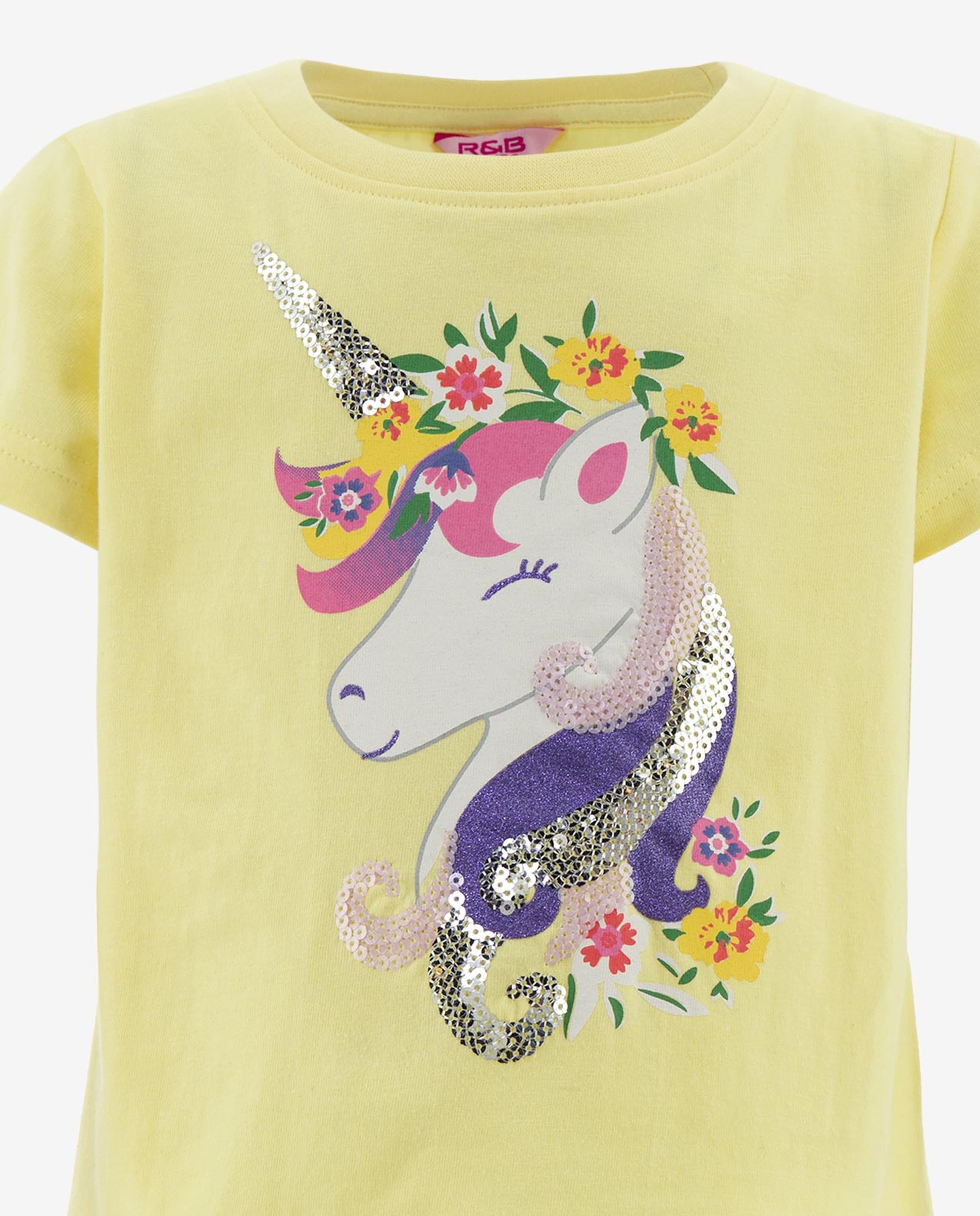 Yellow Girls 2-8 Fashion Tee