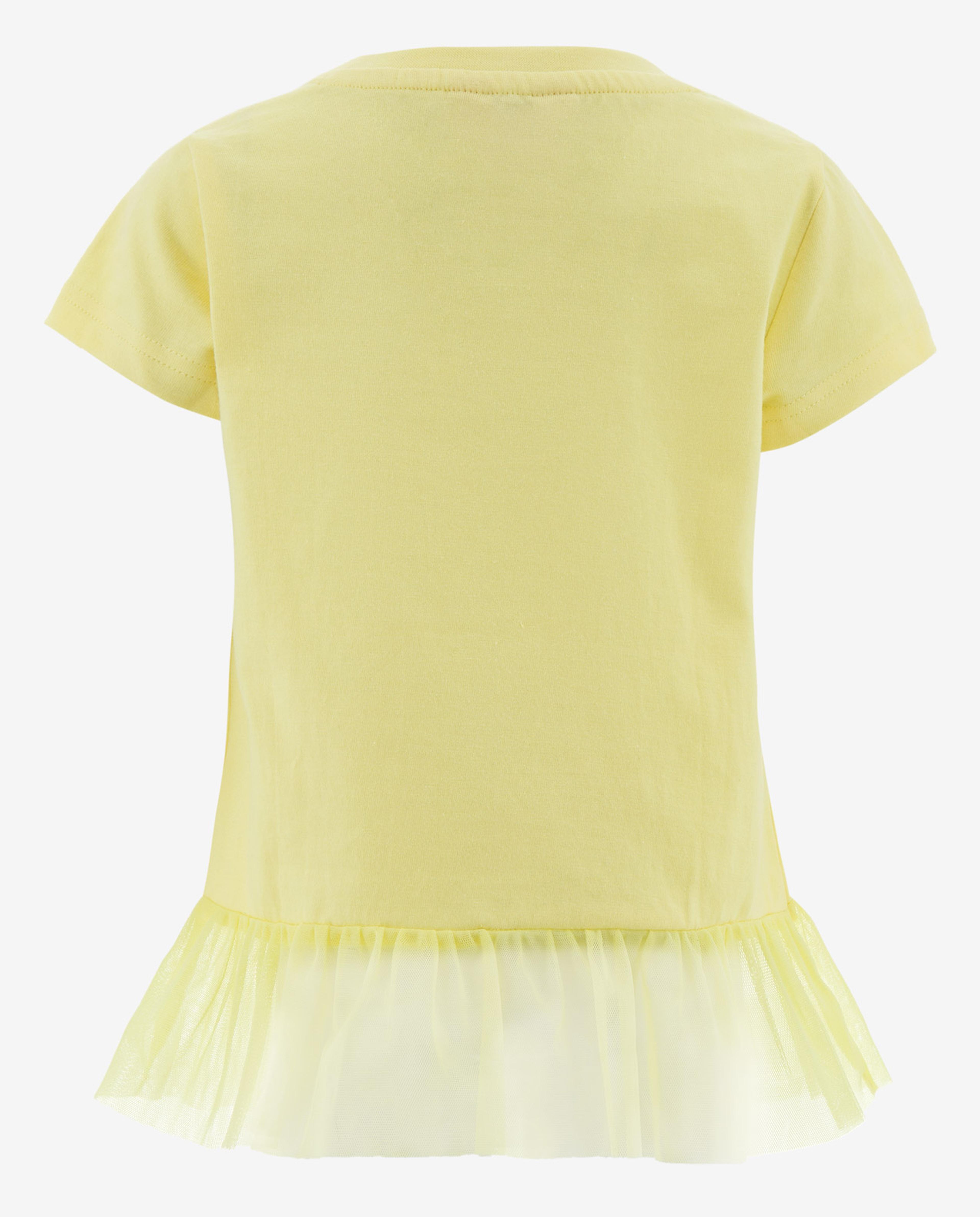Yellow Girls 2-8 Fashion Tee