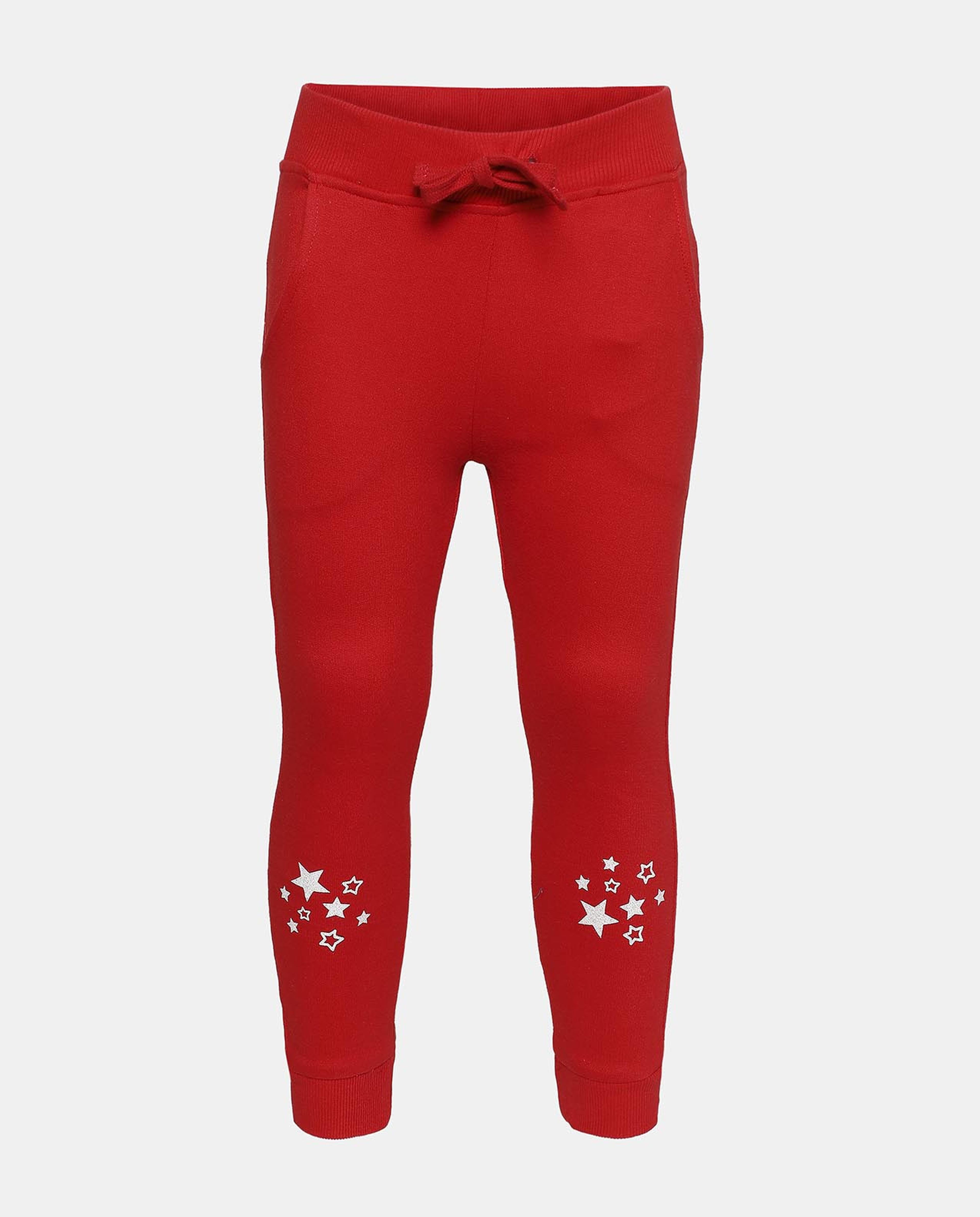 Red joggers girls sale