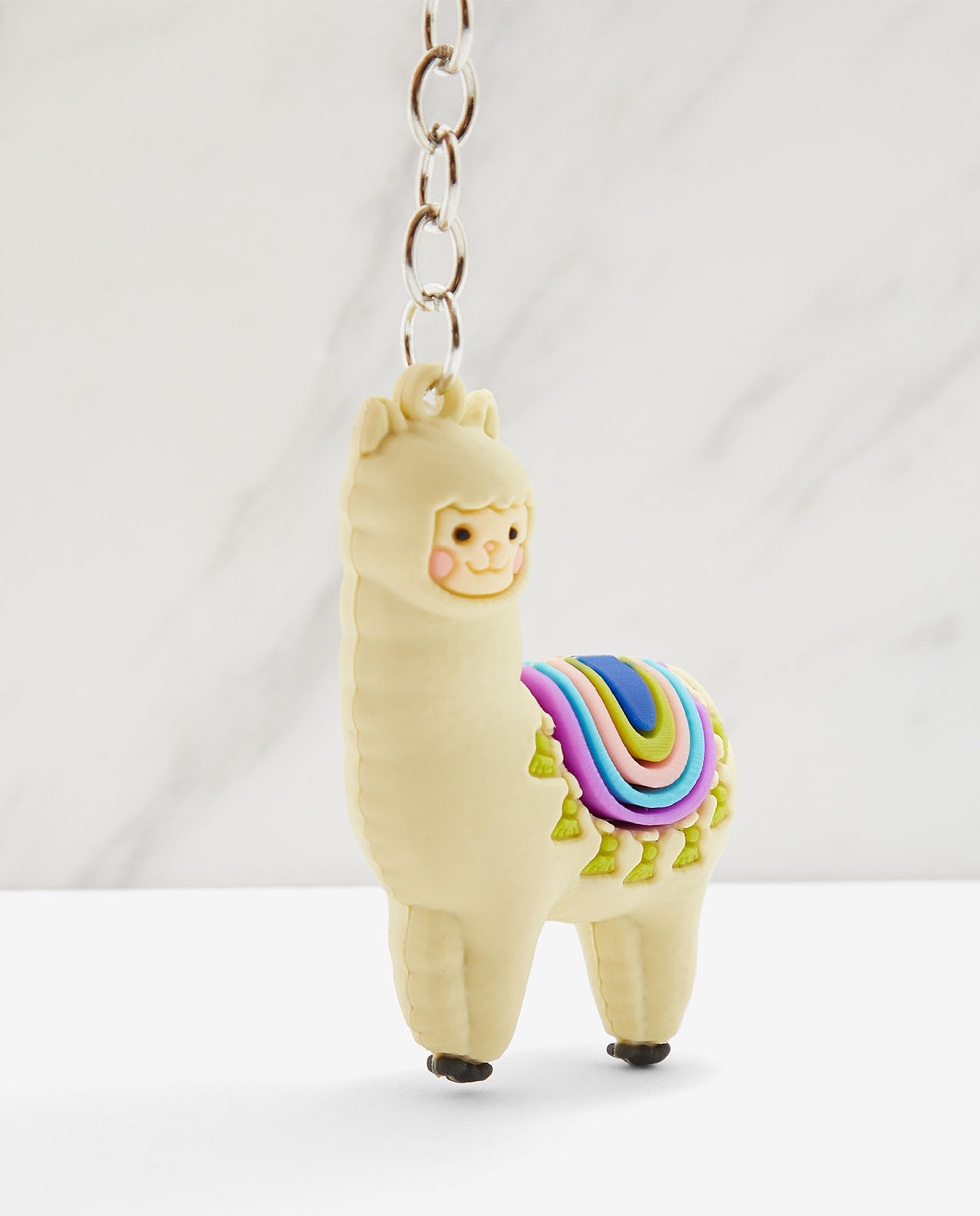 Ivory Cute Lamb Keychain