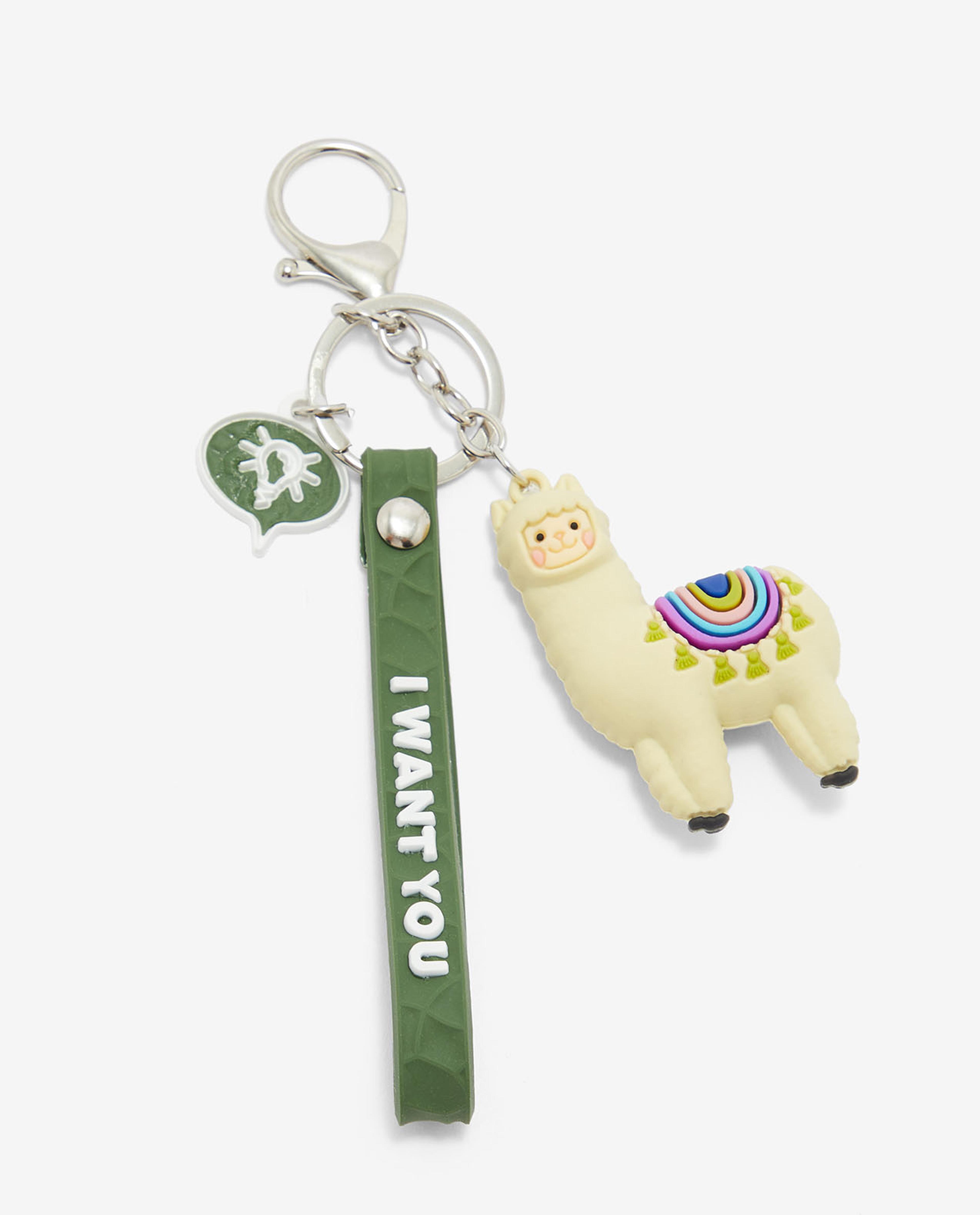 Ivory Cute Lamb Keychain