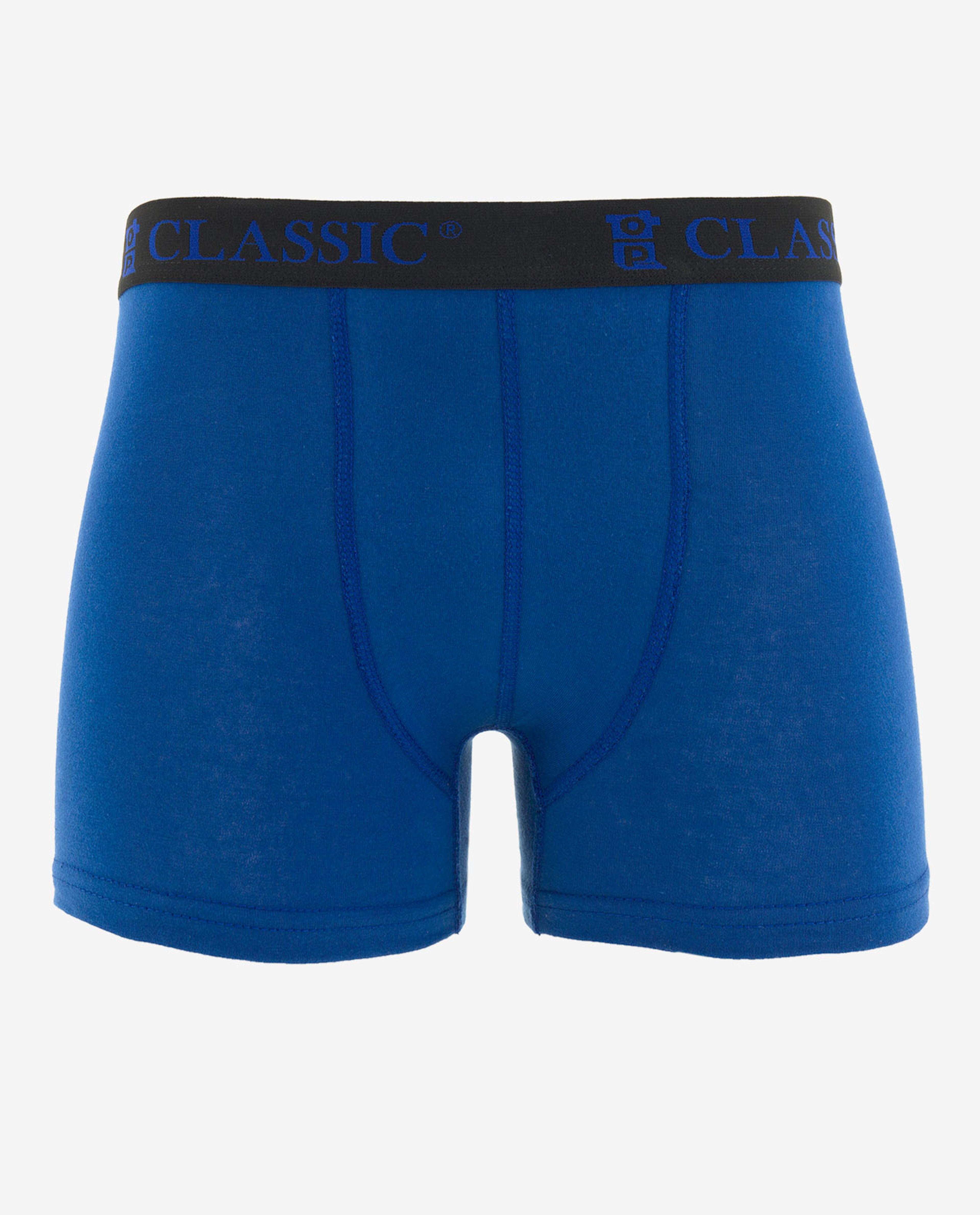Blue Mens Boxer Brief-M-Xxl