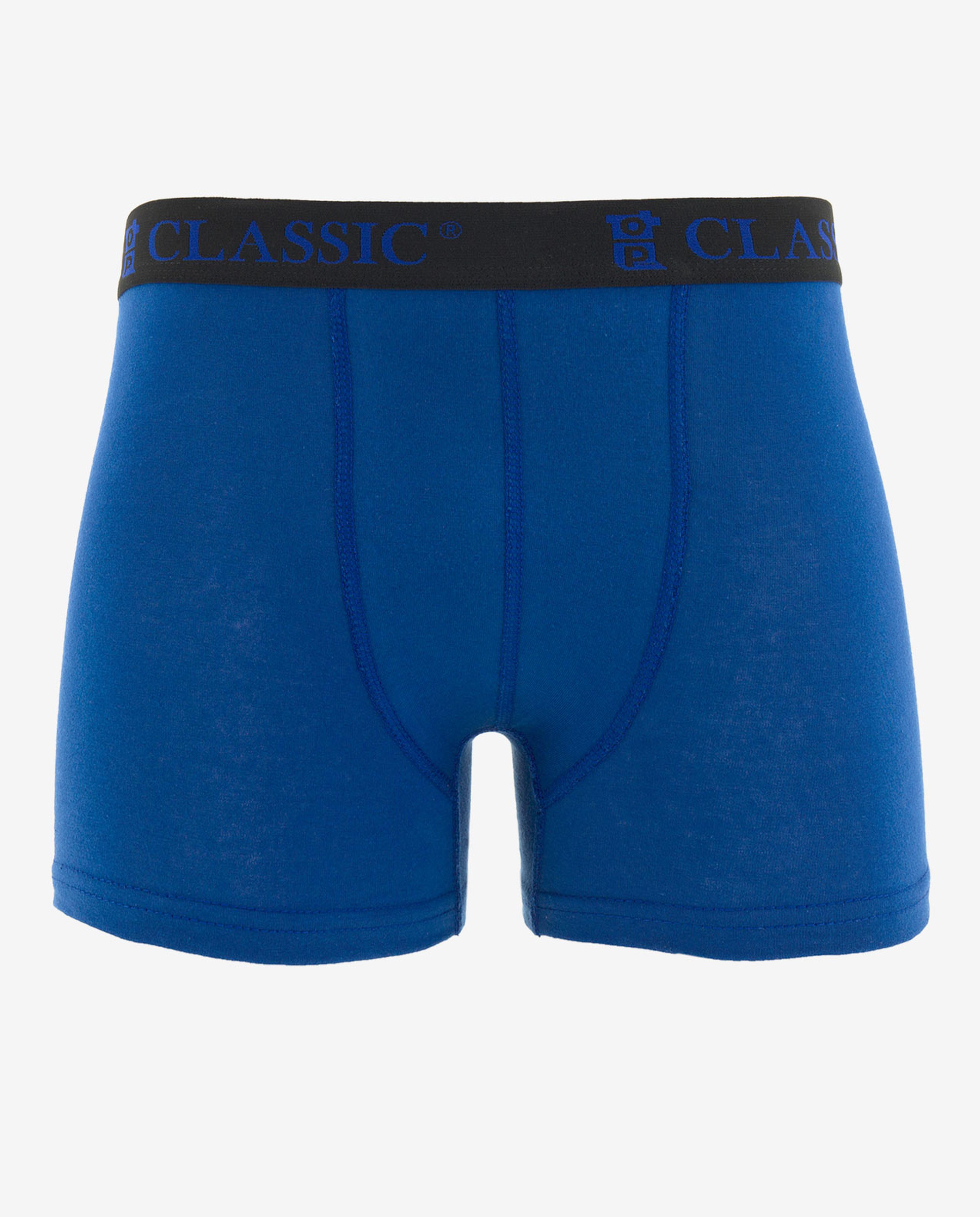 Blue Mens Boxer Brief-M-Xxl