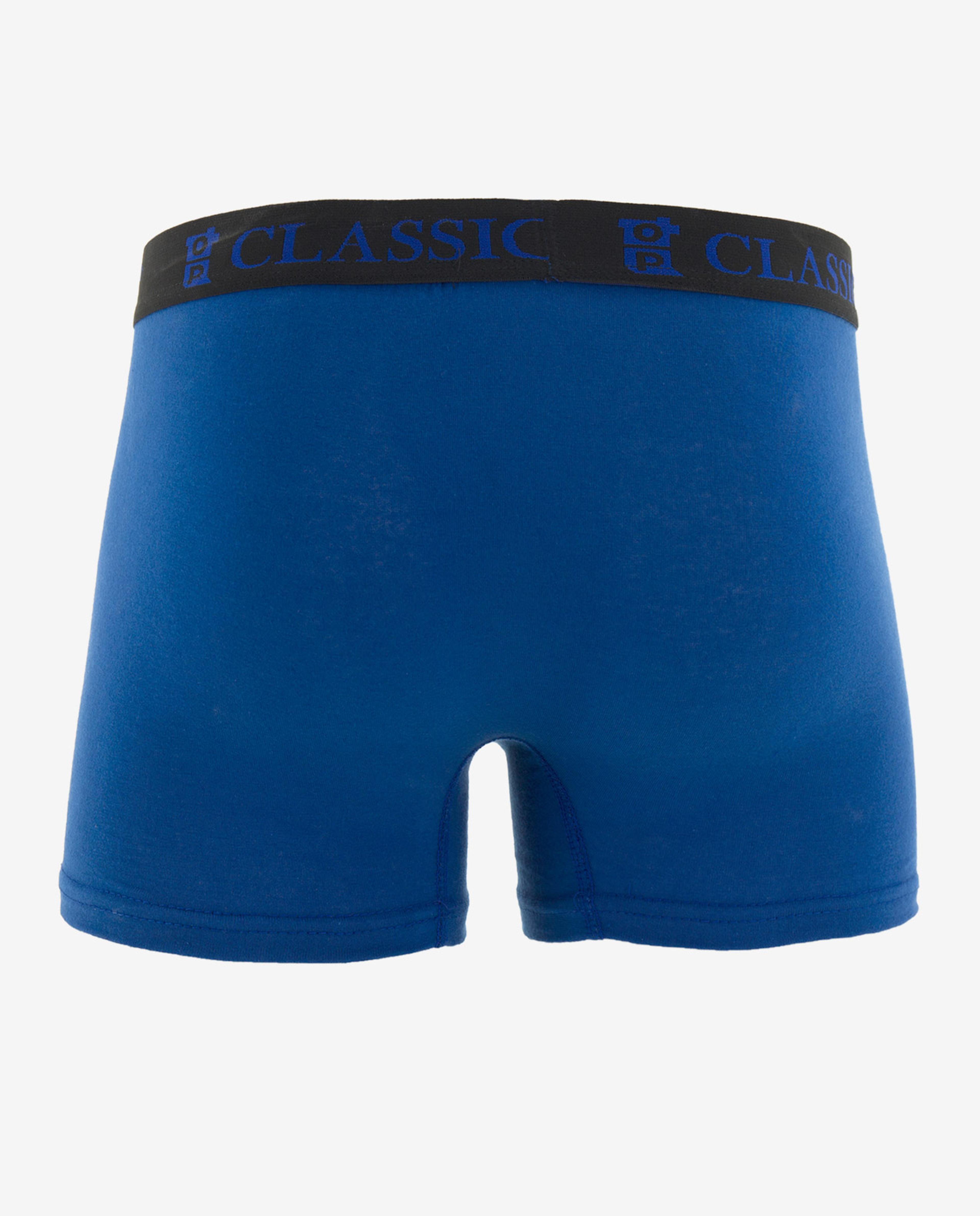 Blue Mens Boxer Brief-M-Xxl