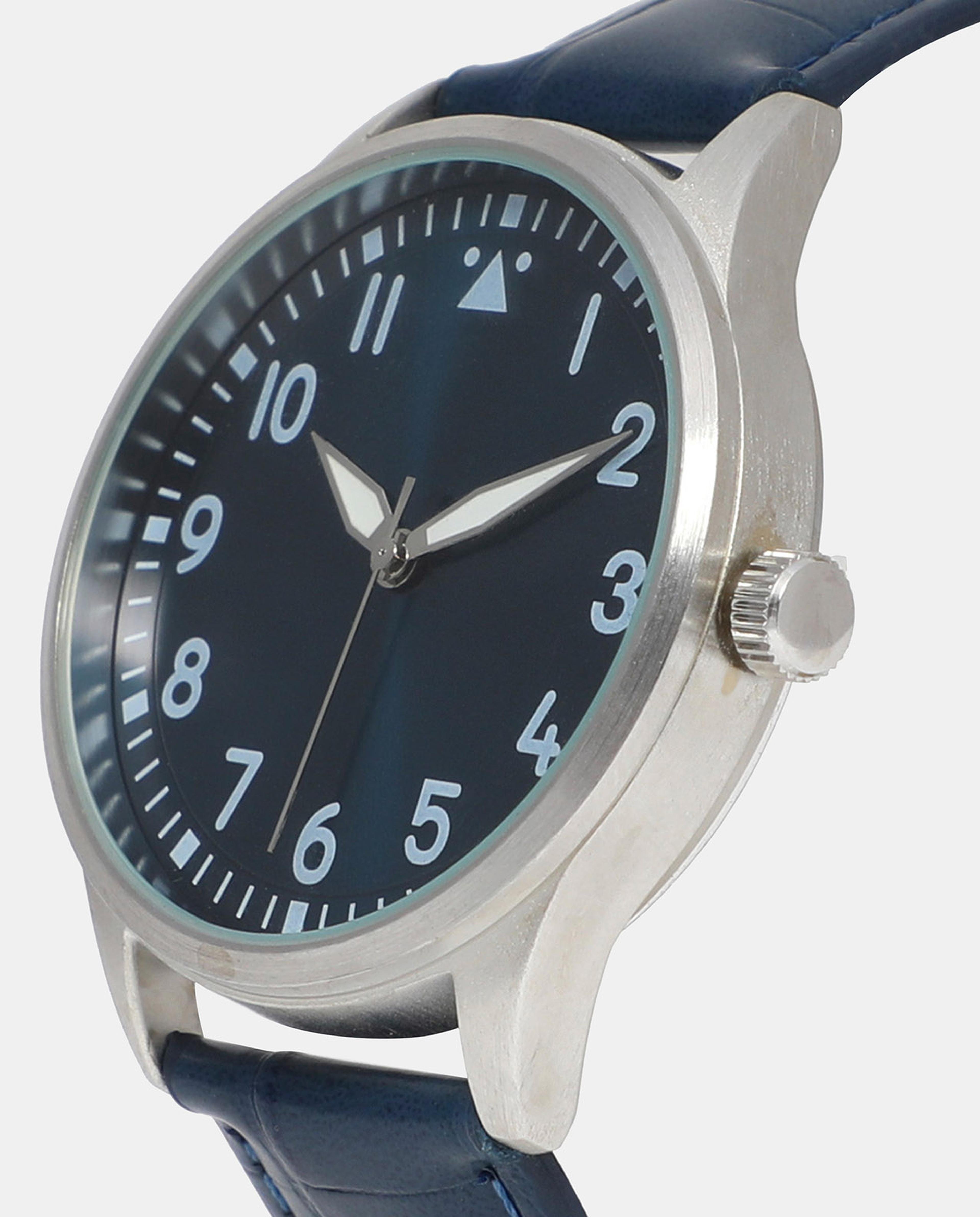 Blue Wrist Watch