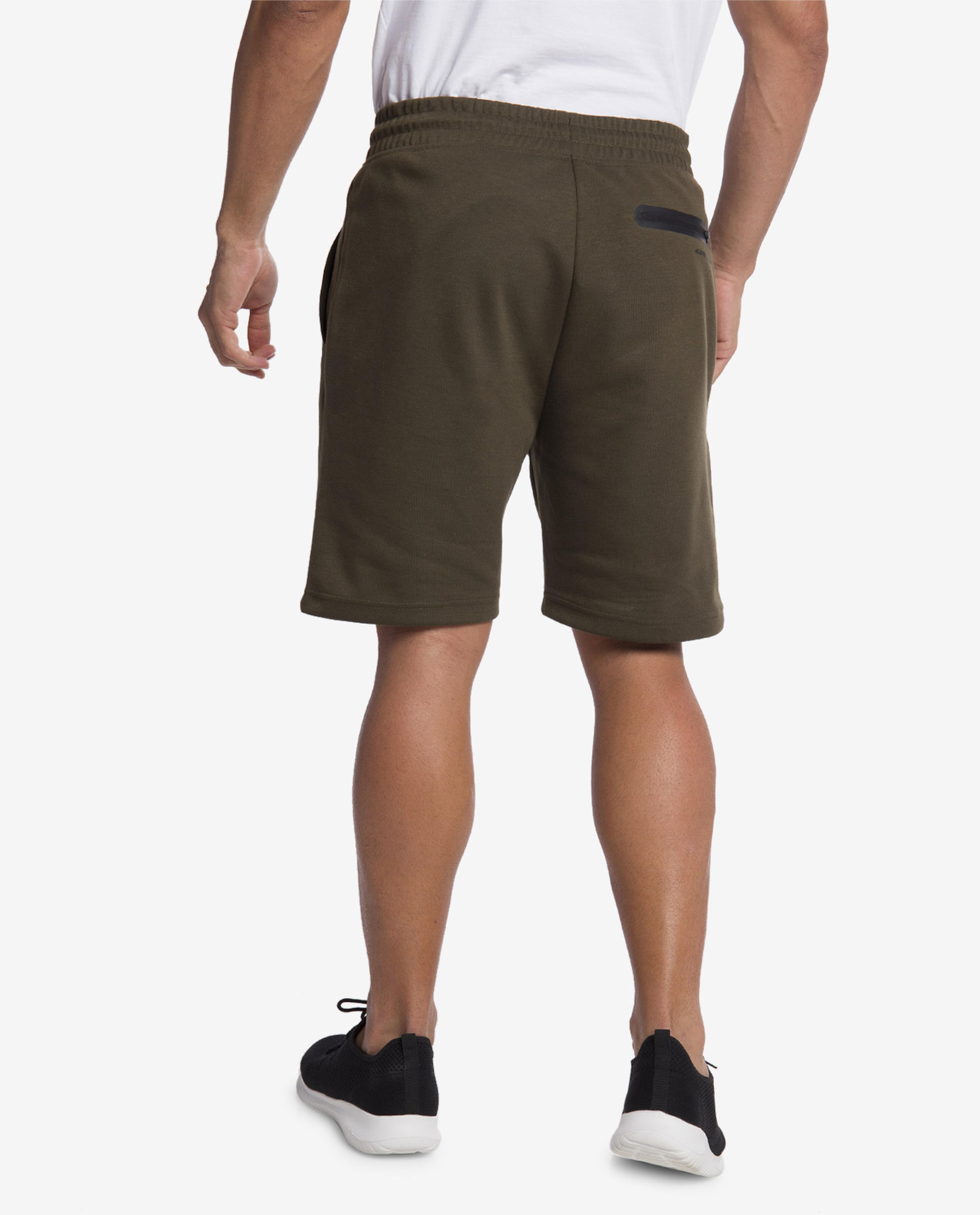 Dark Olive Green Shorts with Side Pockets