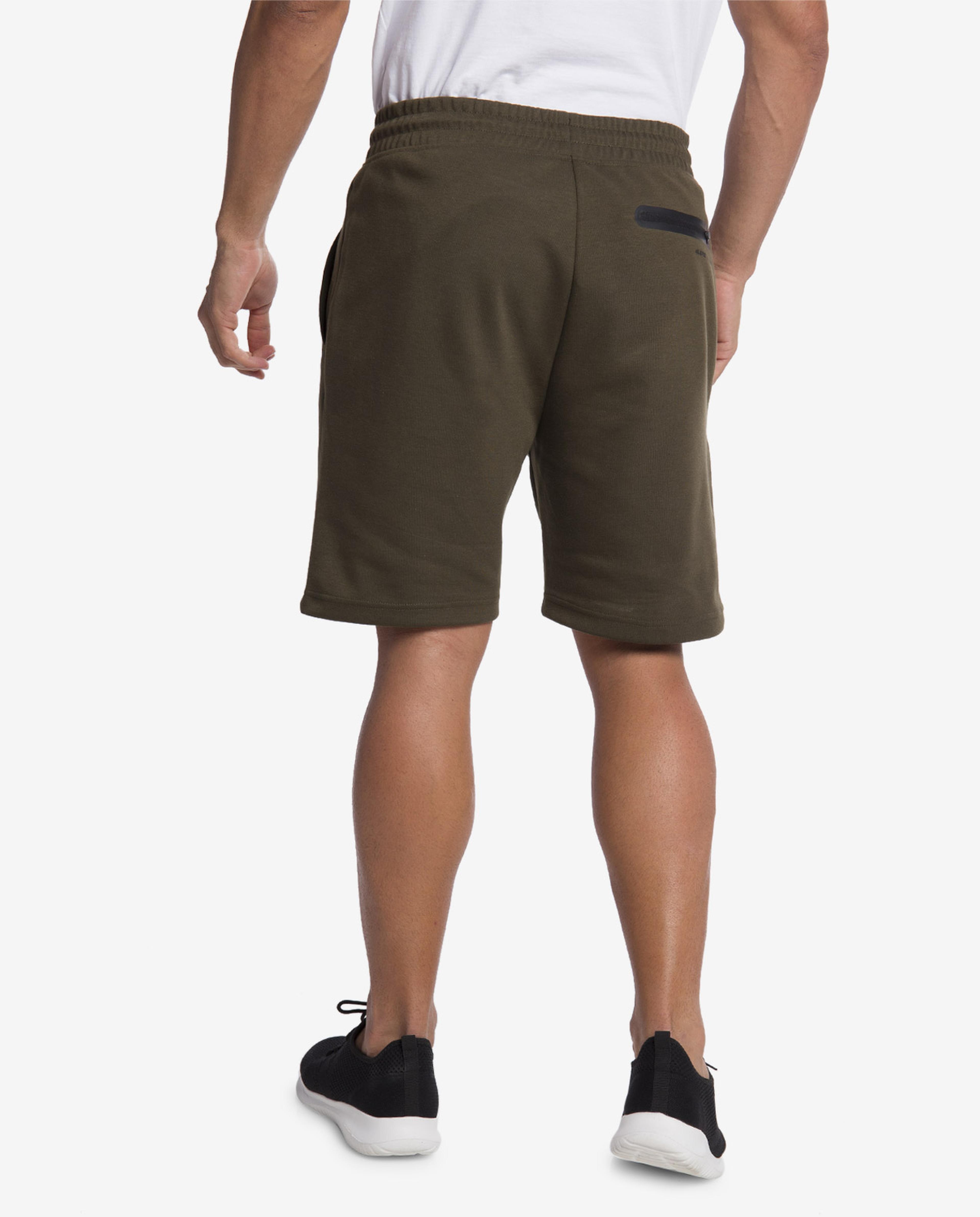 Dark Olive Green Shorts with Side Pockets