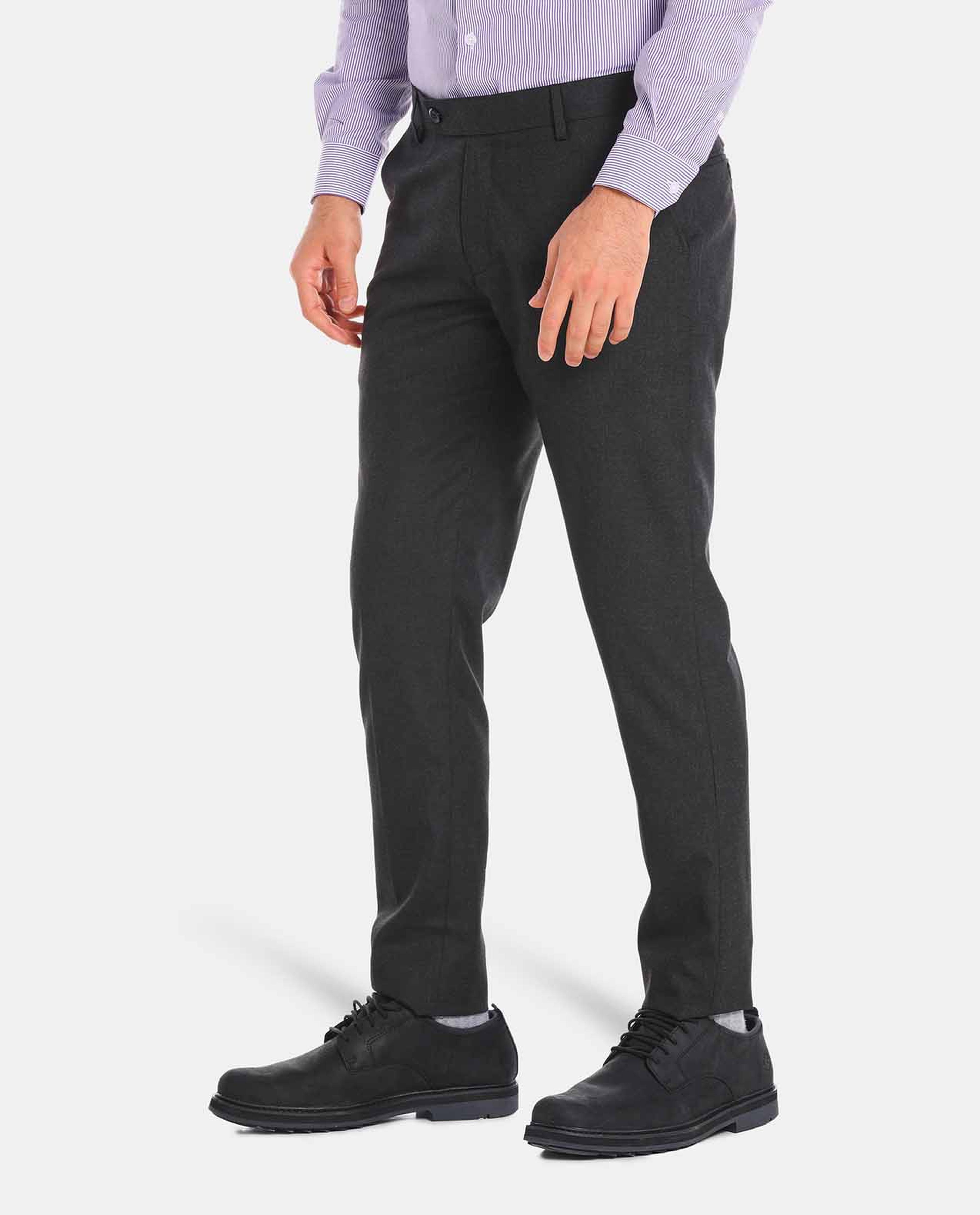 Grey Slim Fit Trouser