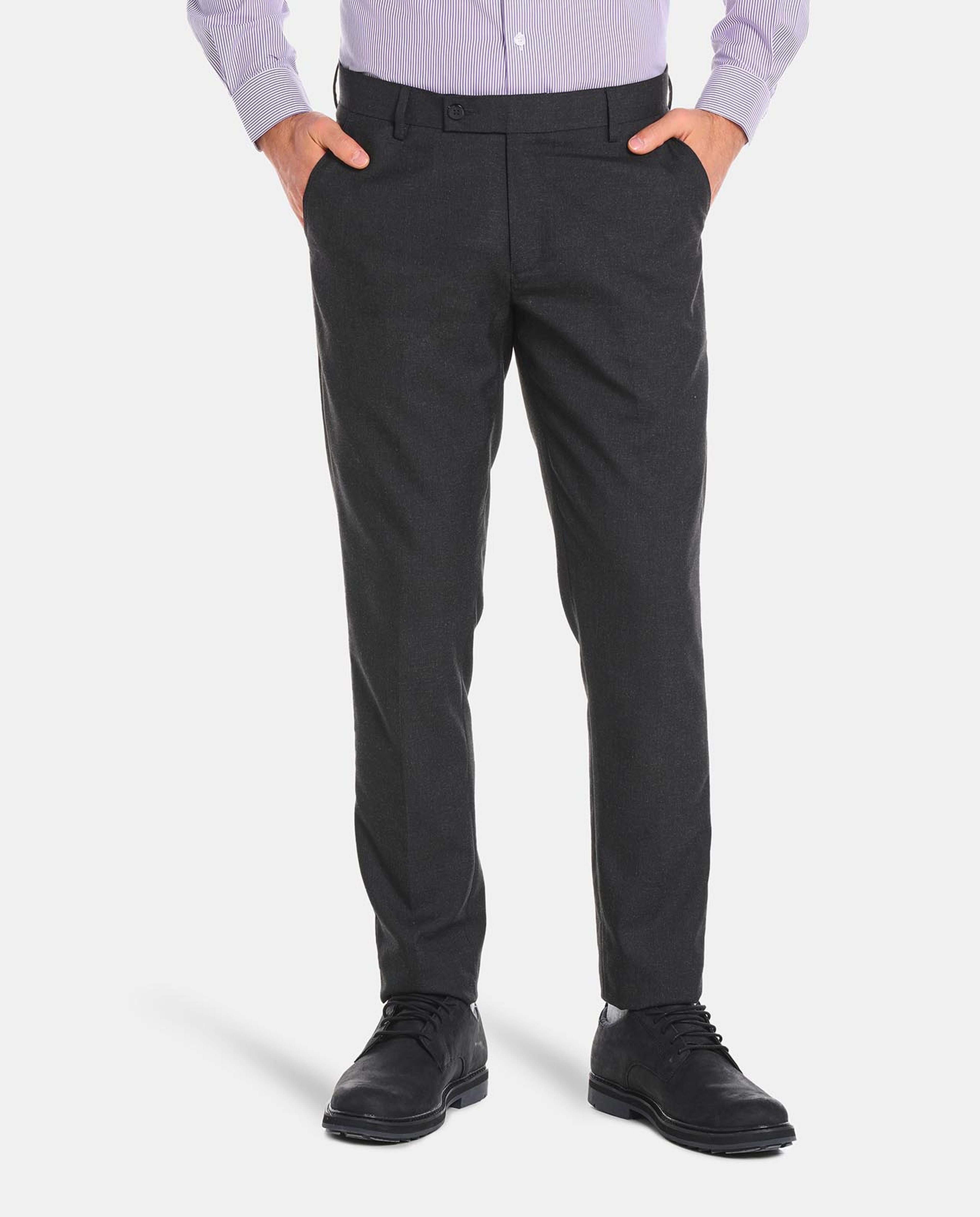 Grey Slim Fit Trouser