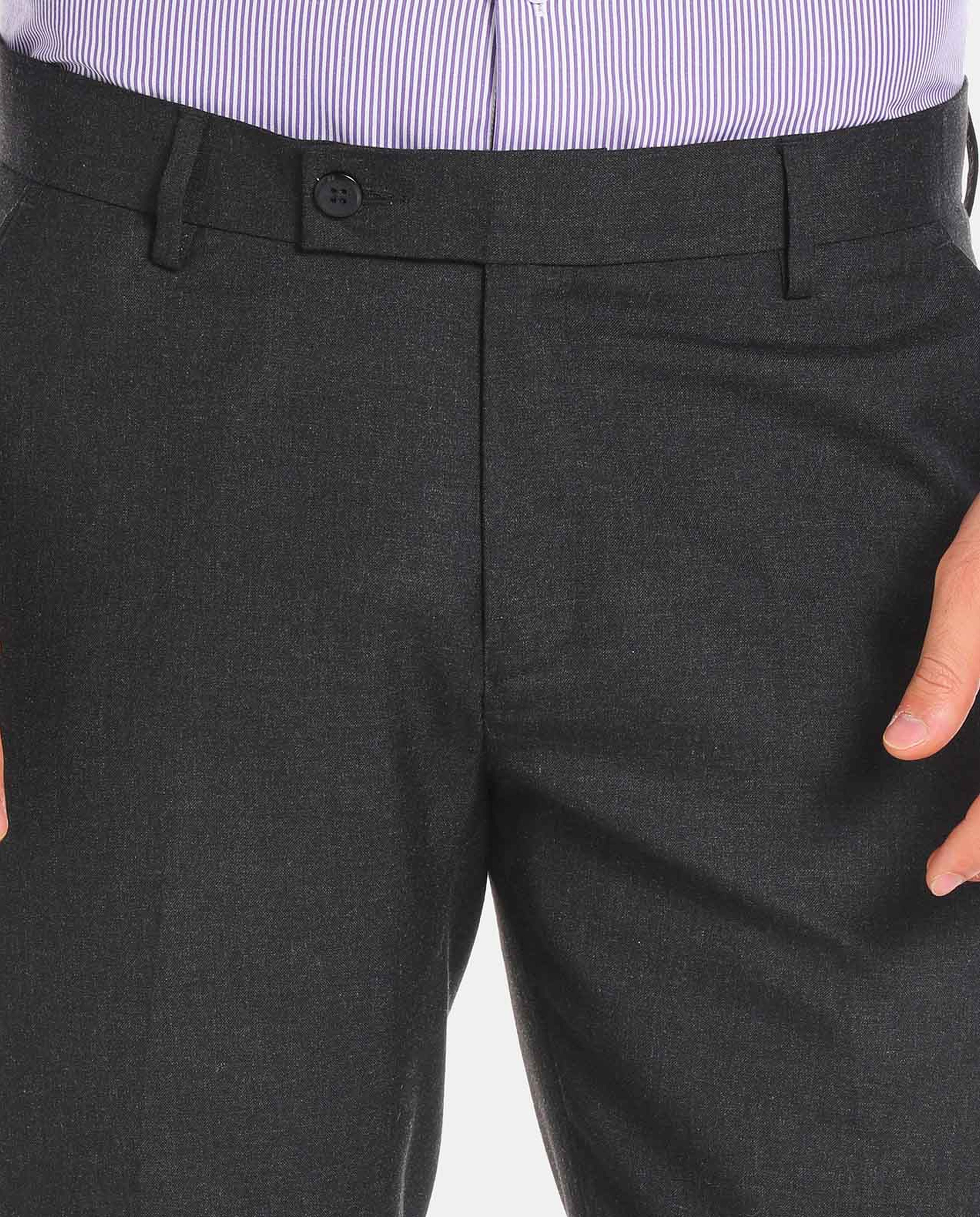 Grey Slim Fit Trouser