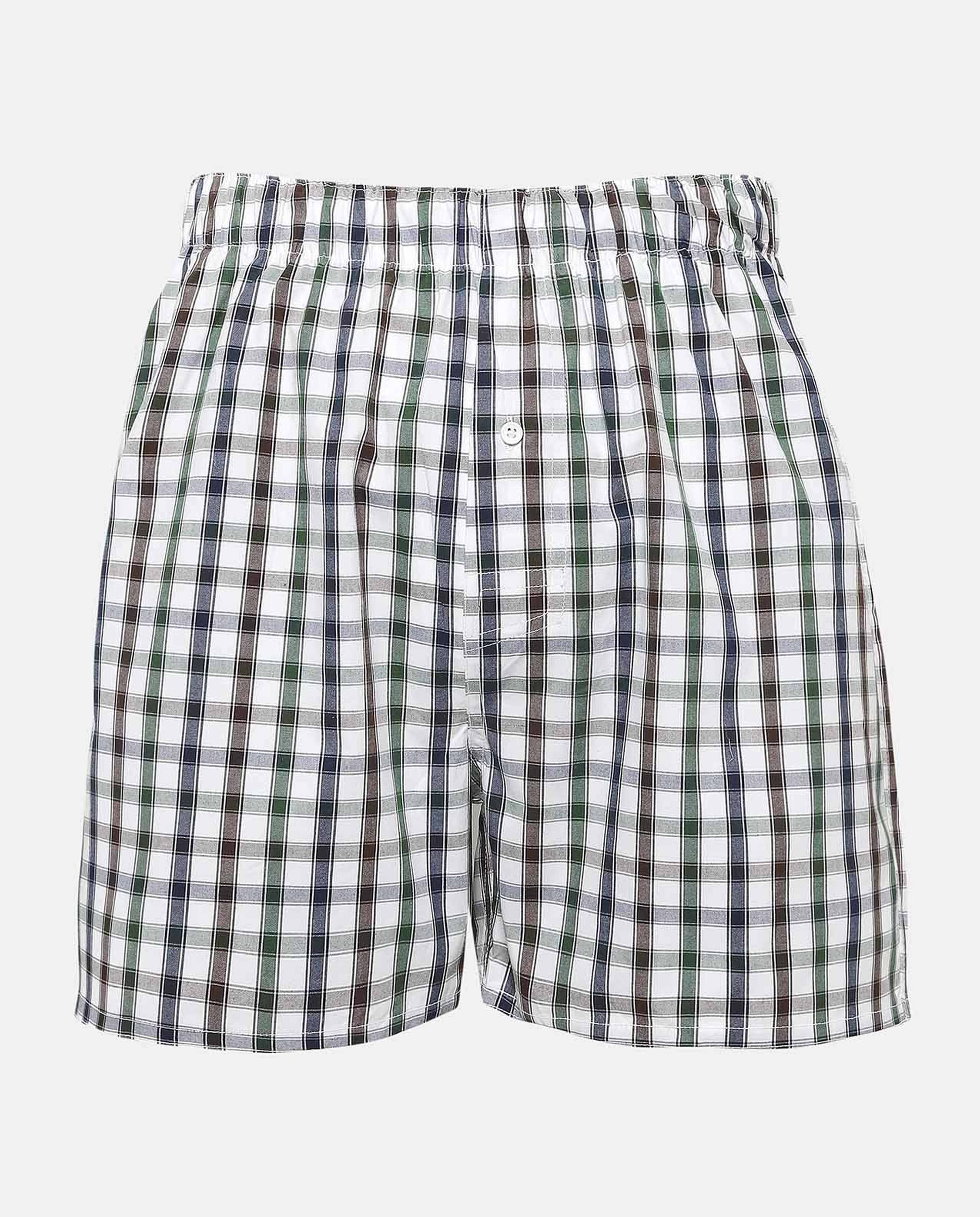 Multi Plaid Check Boxer
